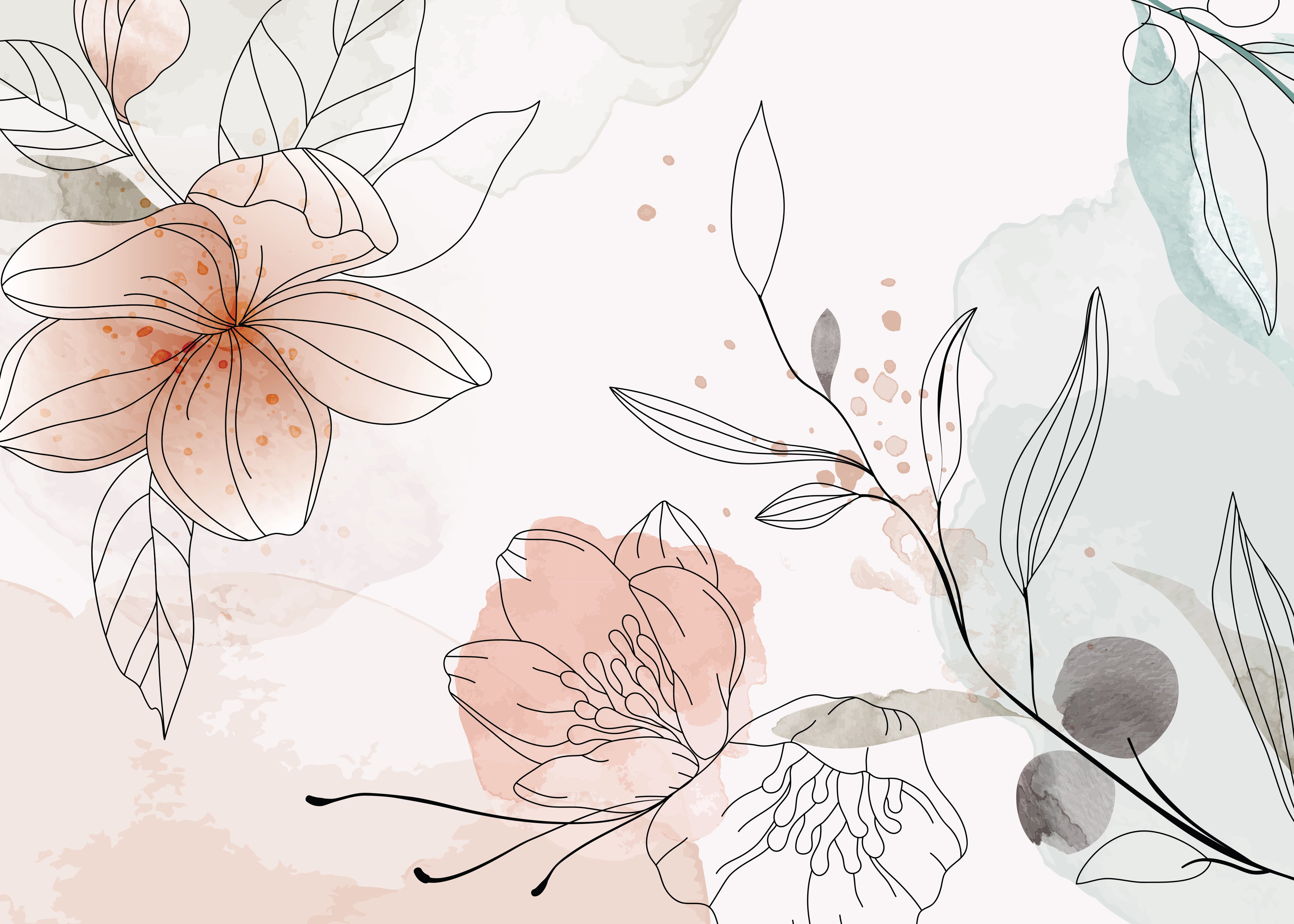 Floral Peel and Stick Wallpaper