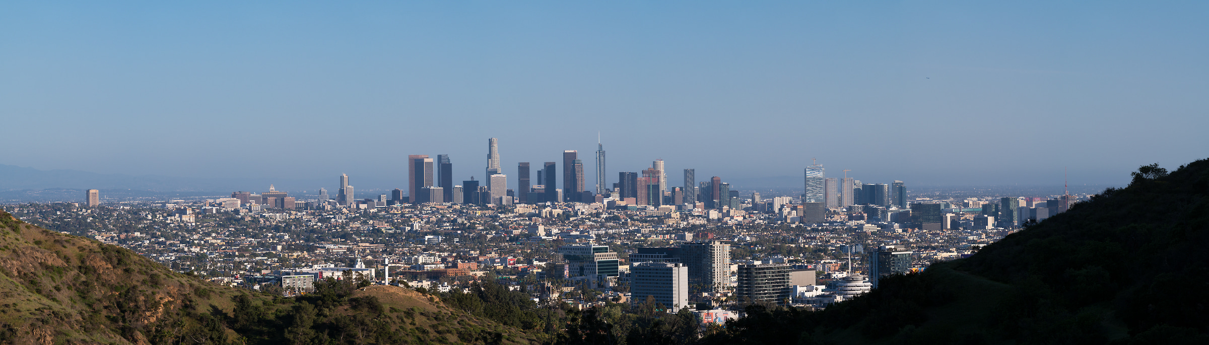 Los Angeles skyline panorama wallpaper