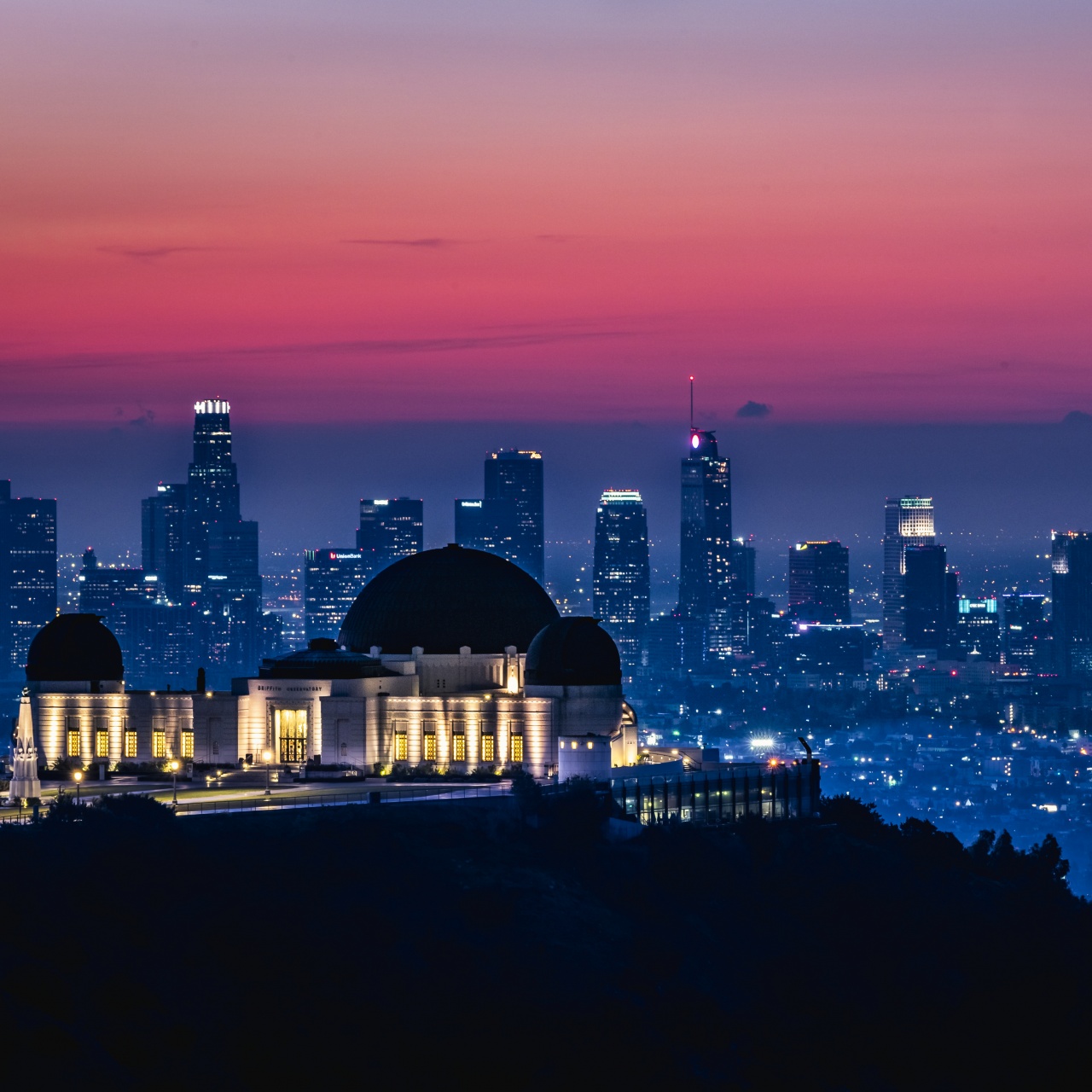 Griffith Observatory Wallpaper 4K, Los
