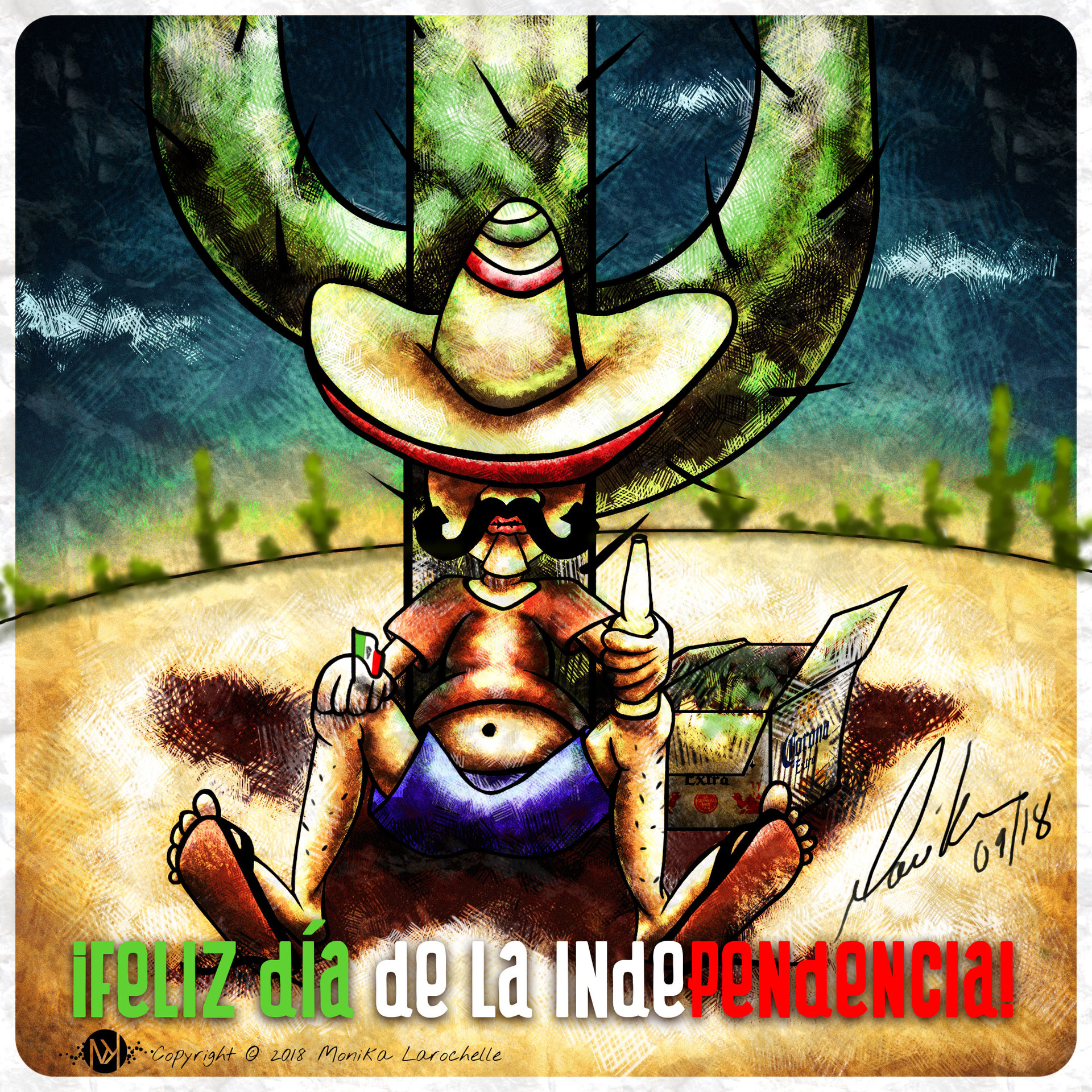 Monika Larochelle - ¡Mexico! ¡Feliz día