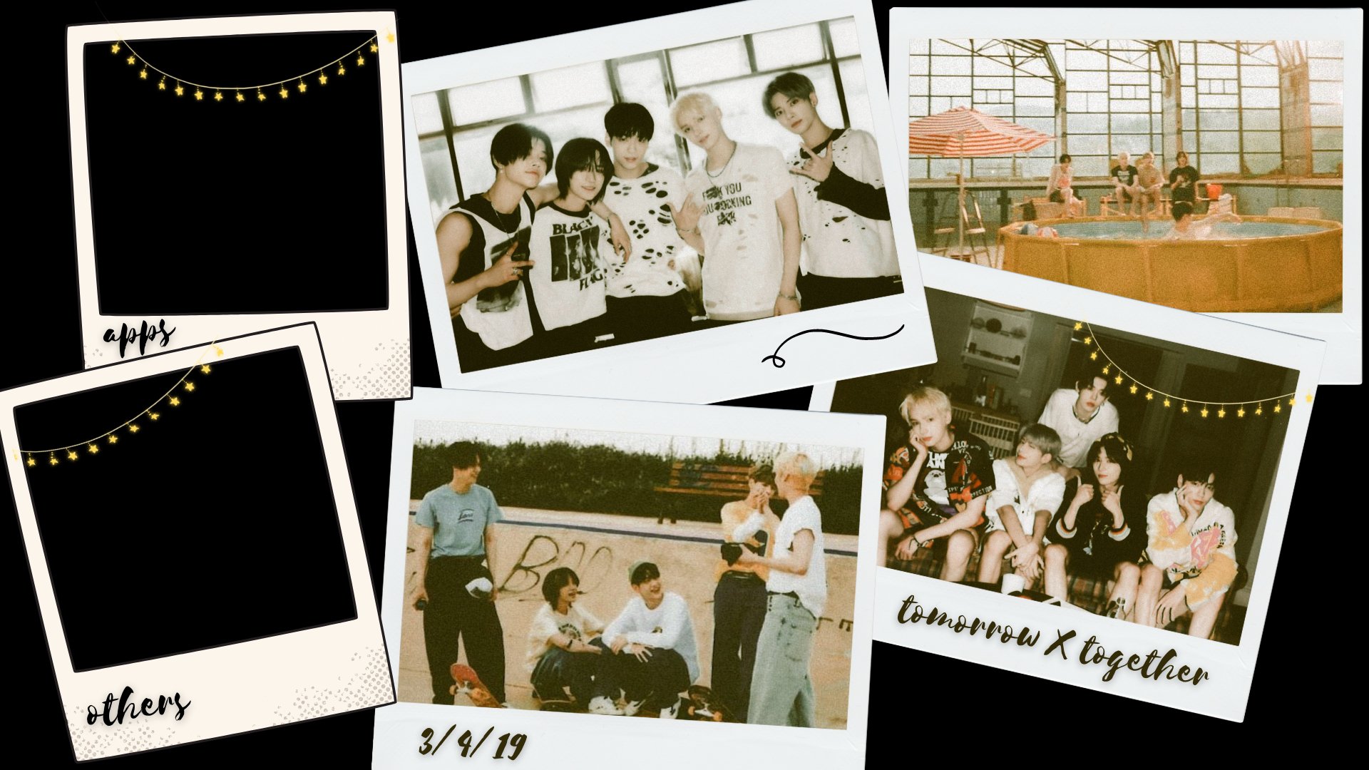 Mochi Wallpaper - #TXT OT5 desktop organizer wallpaper #TOMORROW_X_TOGETHER #YEONJUN #HUENINGKAI #BEOMGYU #SOOBIN #TAEHYUN #TXT_IS_COMING #wallpaper