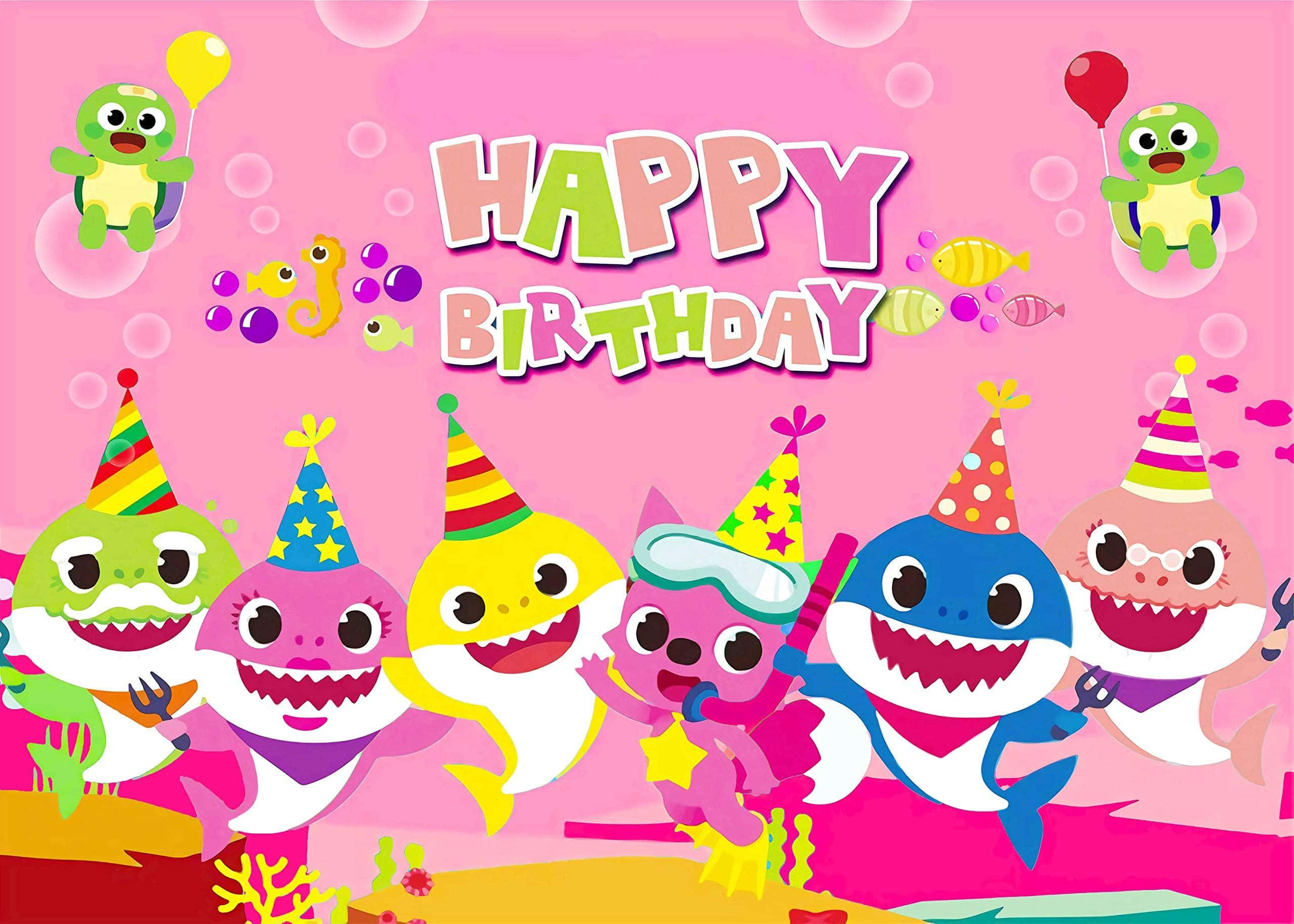 Download Baby Shark Background Happy