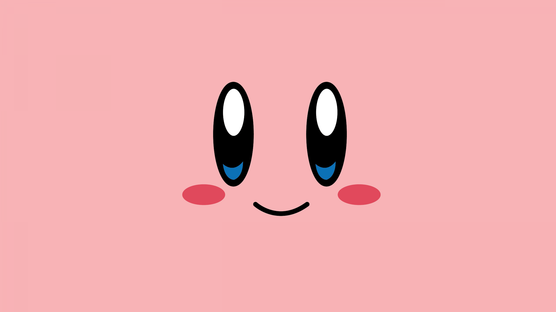 Kirby Wallpaper 4K, Kawaii face, Pastel