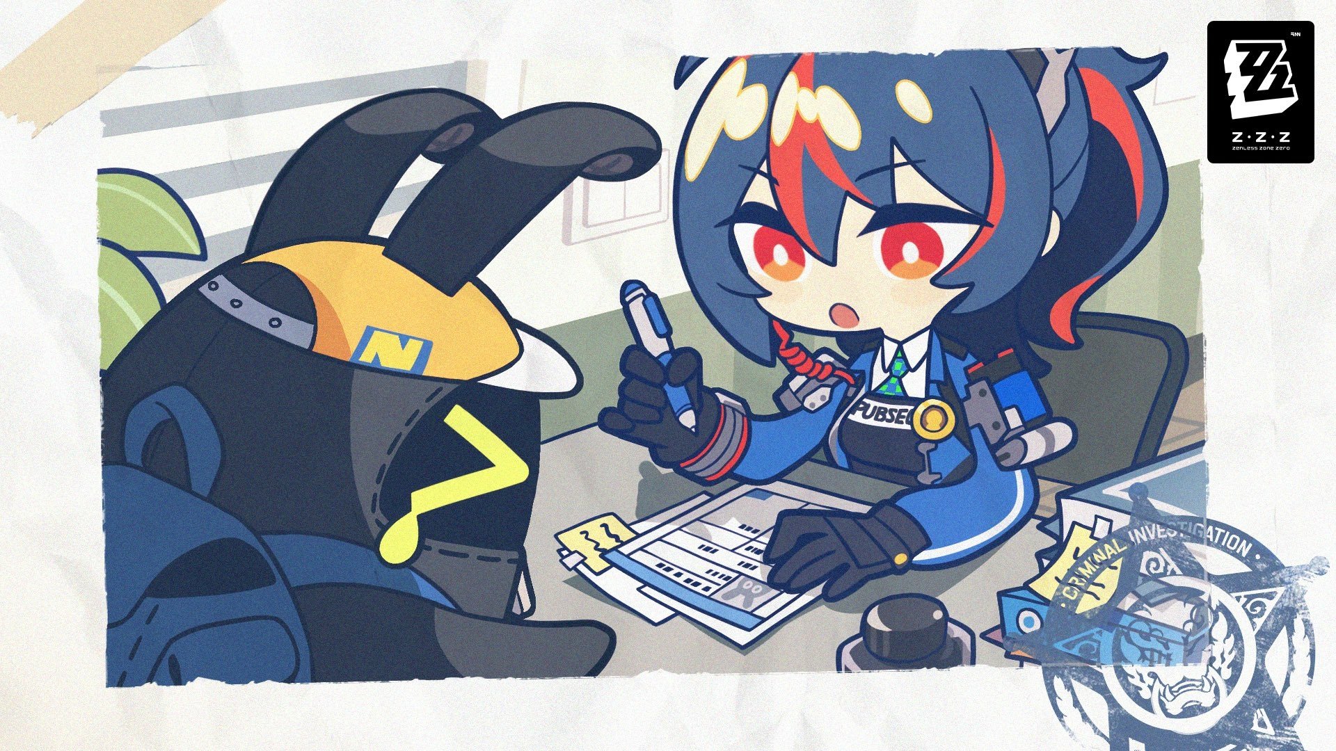 HD Wallpaper of Zhu Yuan from Zenless