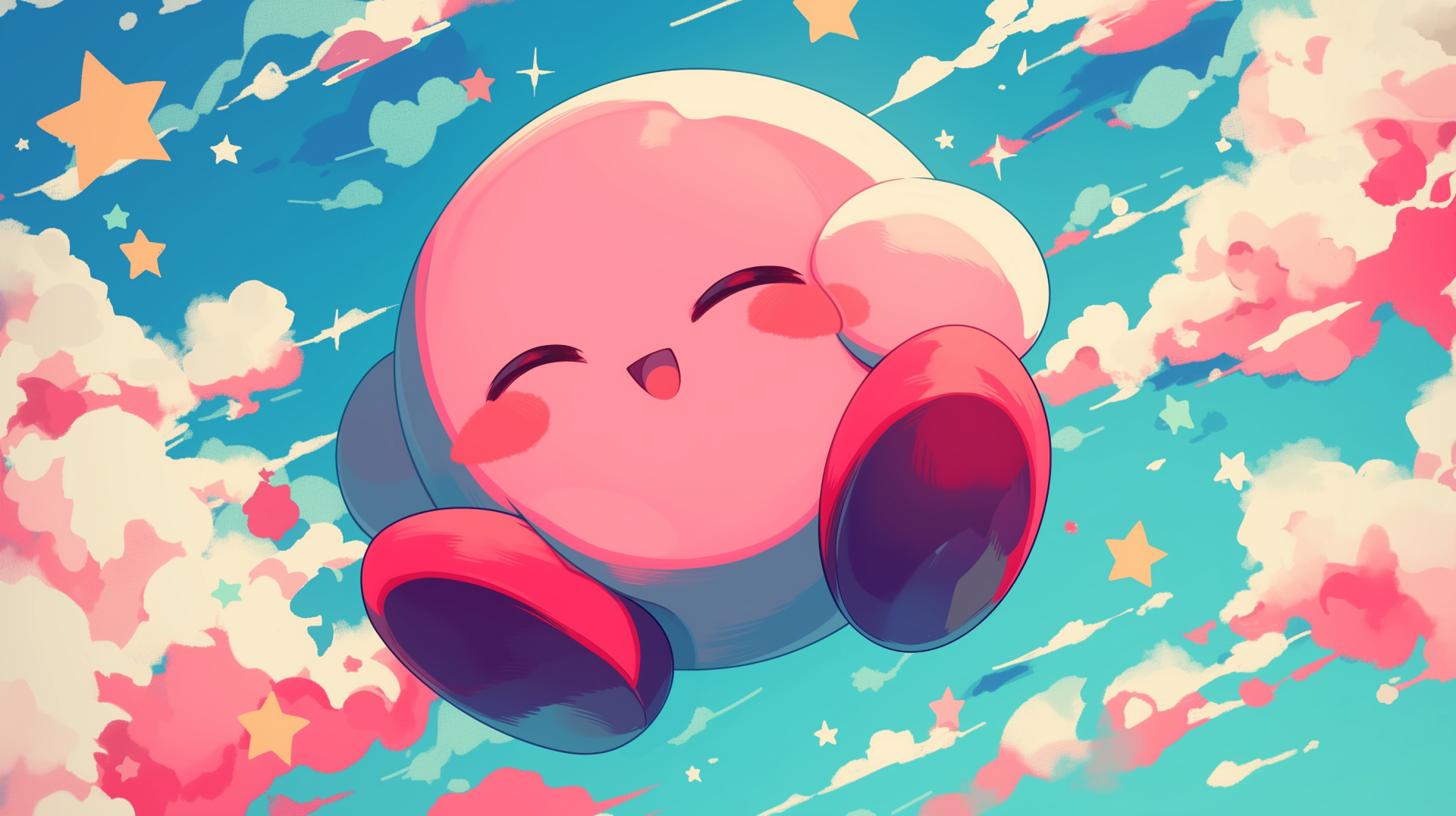 HD Kirby Video Game Wallpaper