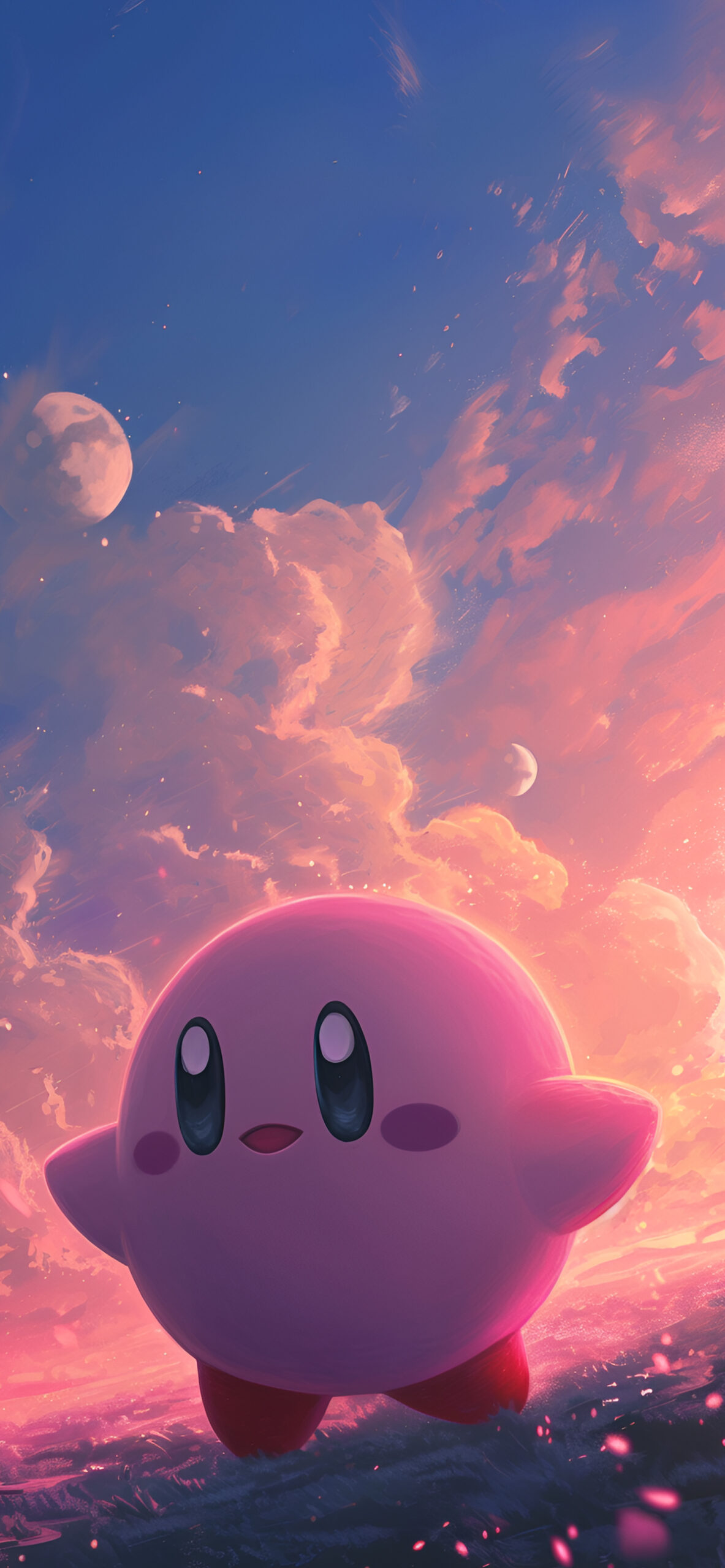 Kirby Magical Sky Wallpaper