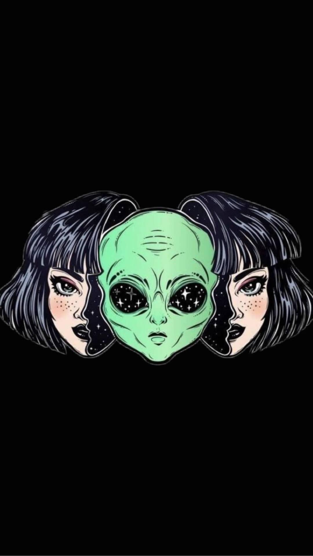 Stoner Alien Wallpaper Free