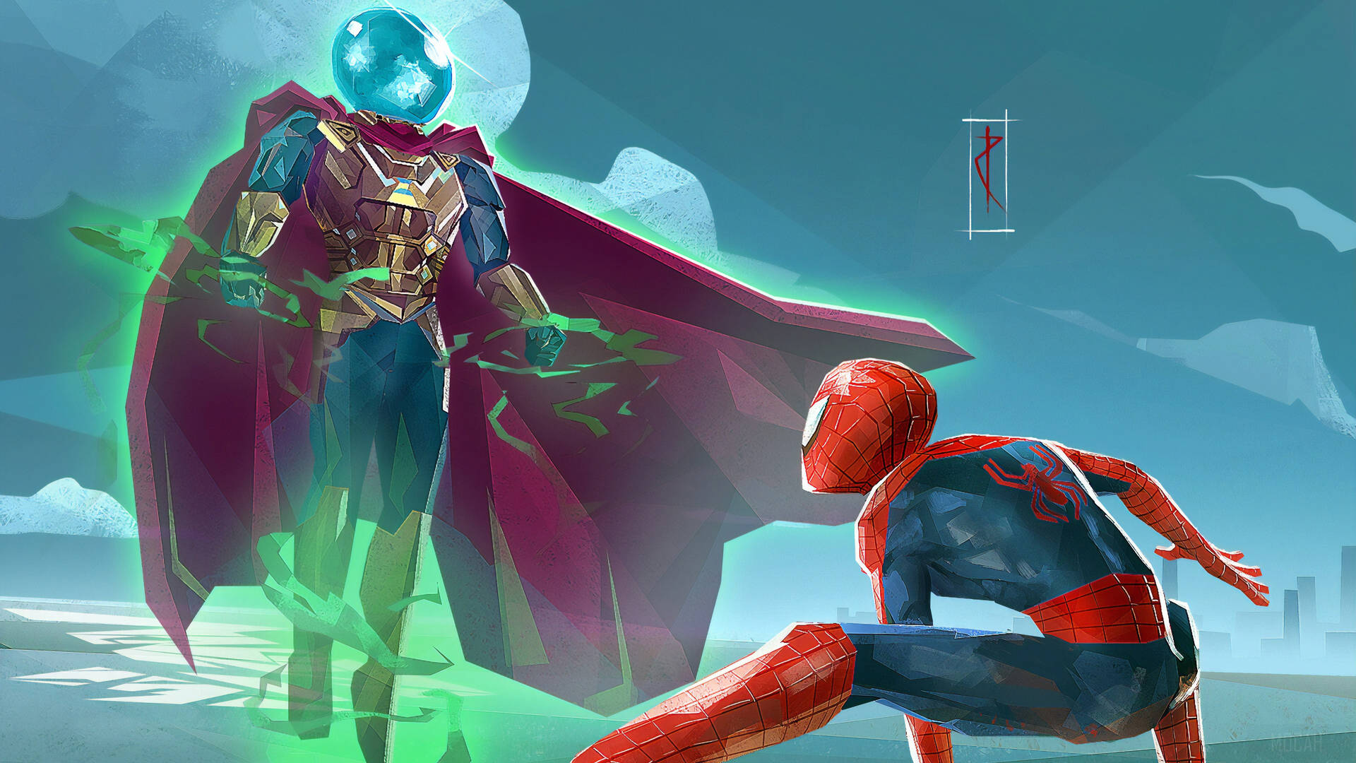 Mysterio And Spider Man Wallpaper