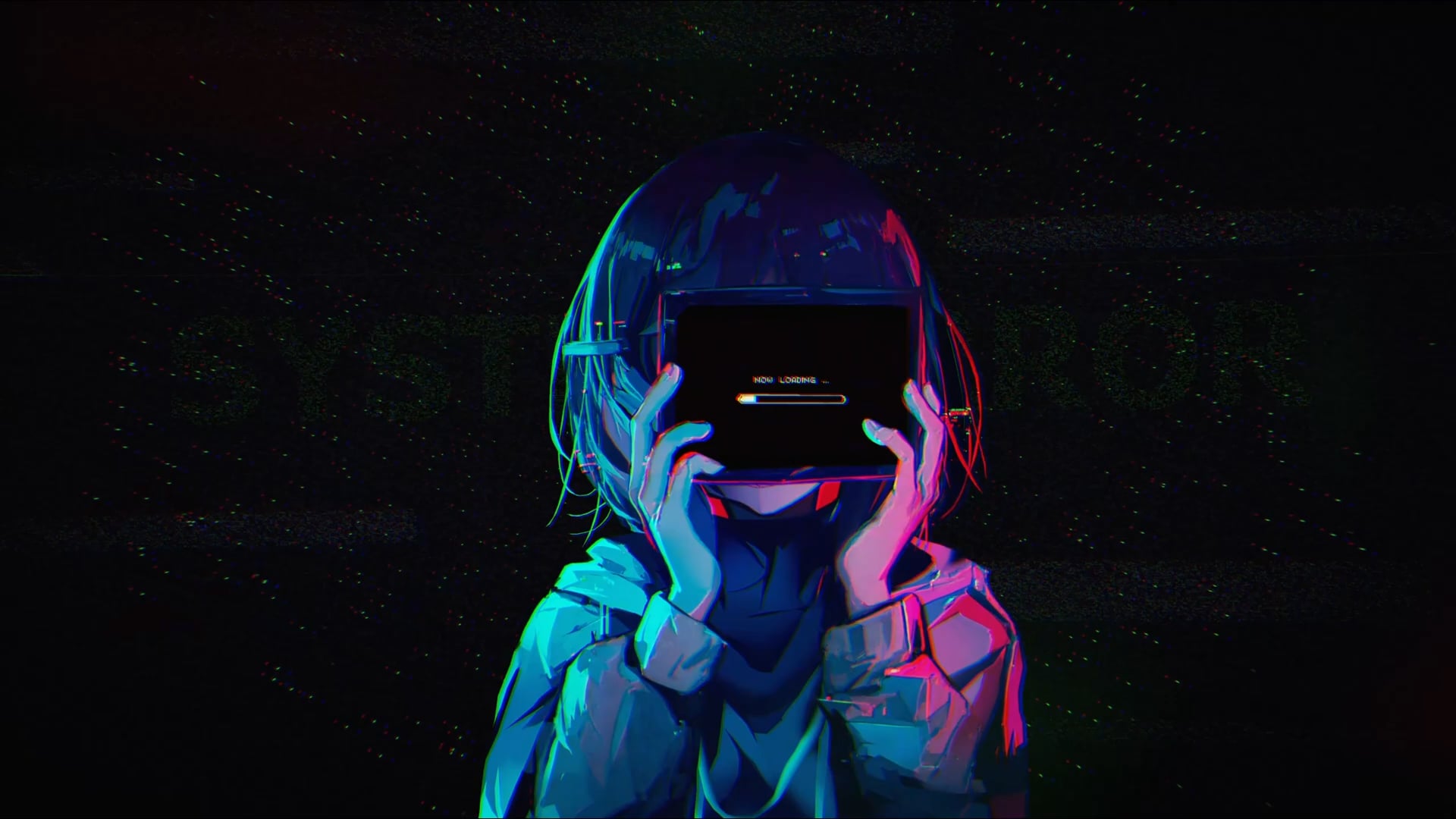 Anime Girl Error System 4K