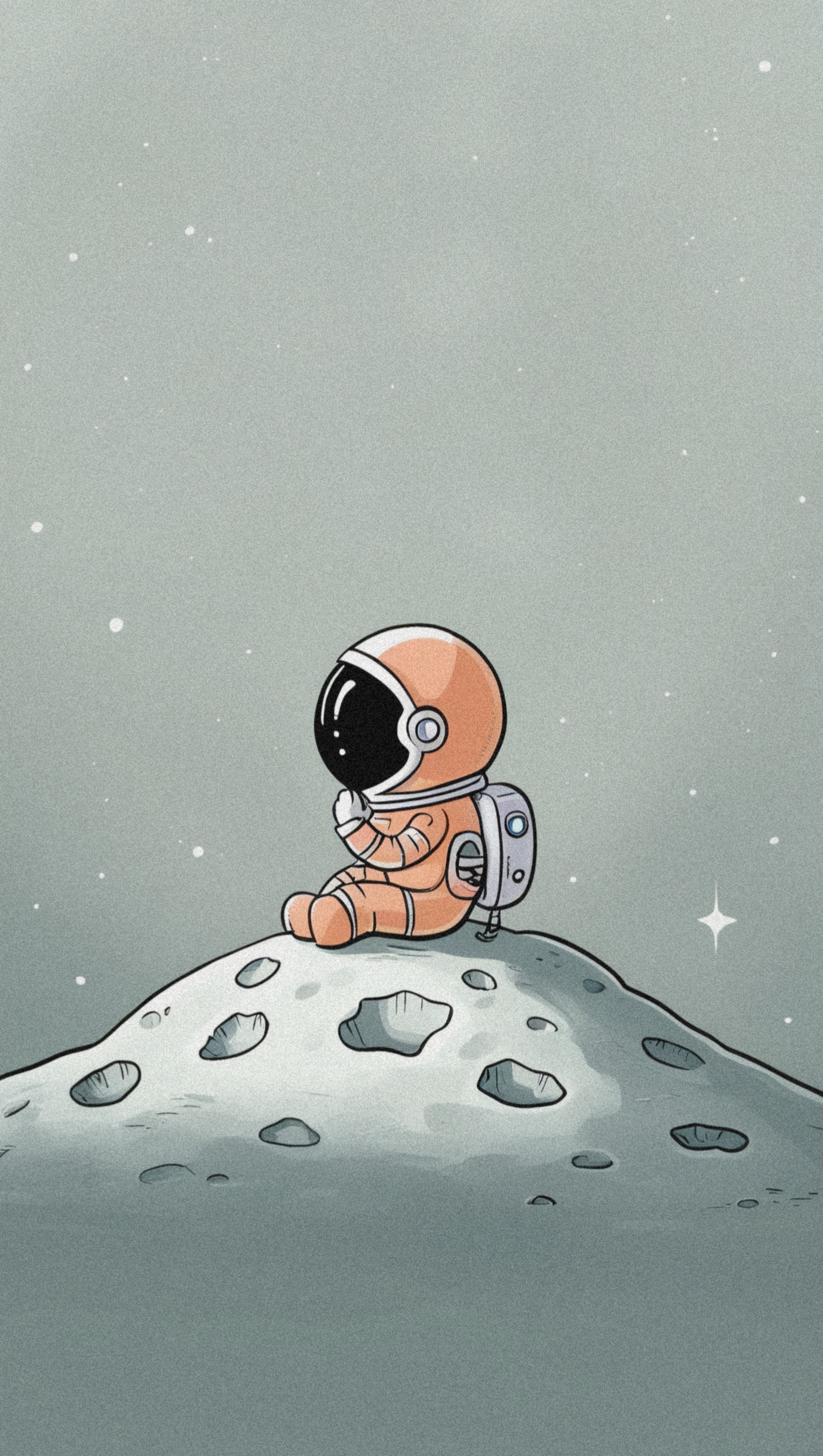 Traveling space astronaut wallpaper