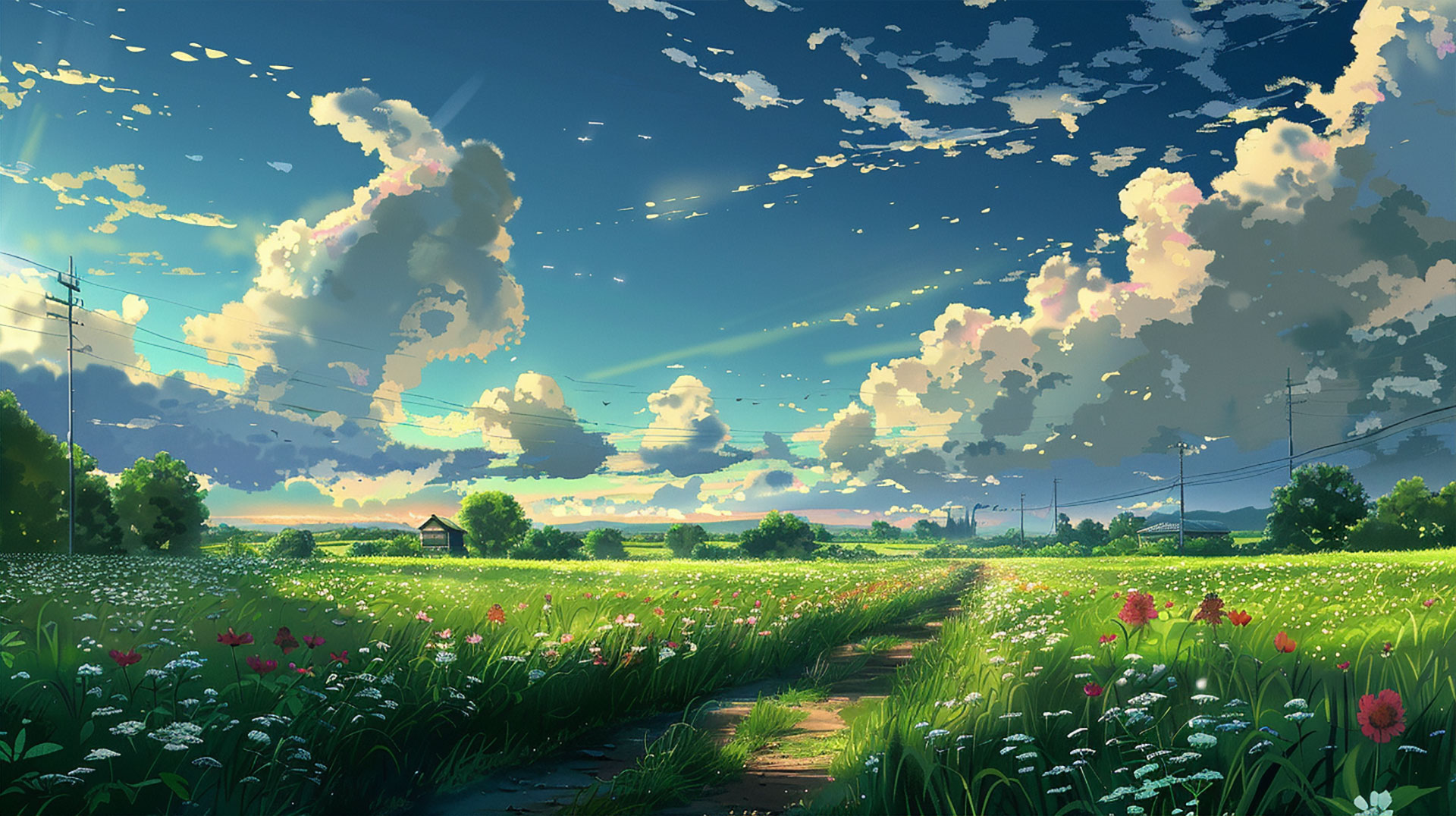 AI free late summer desktop wallpaper