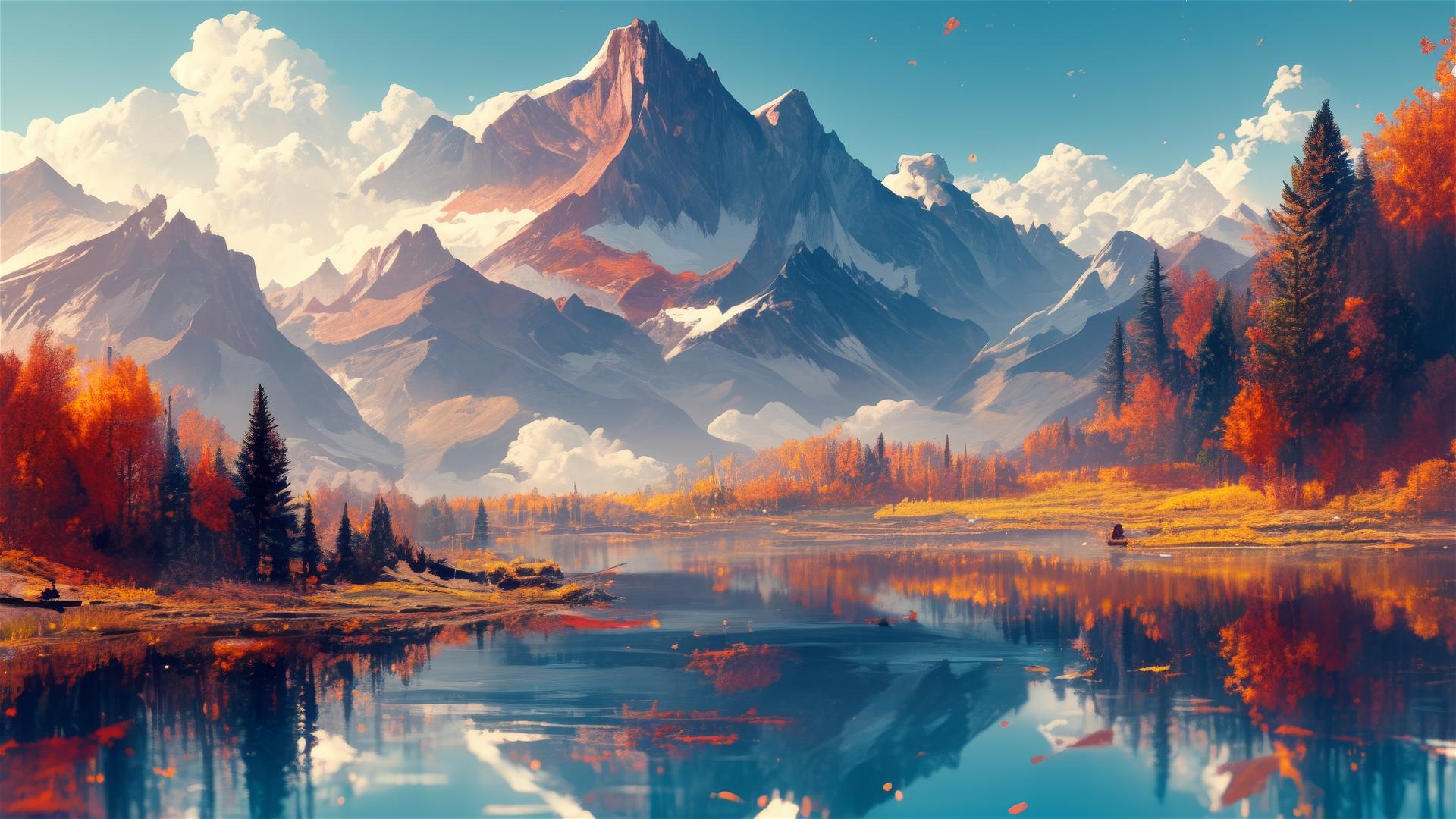 4K HD Wallpaper: peak of autumn