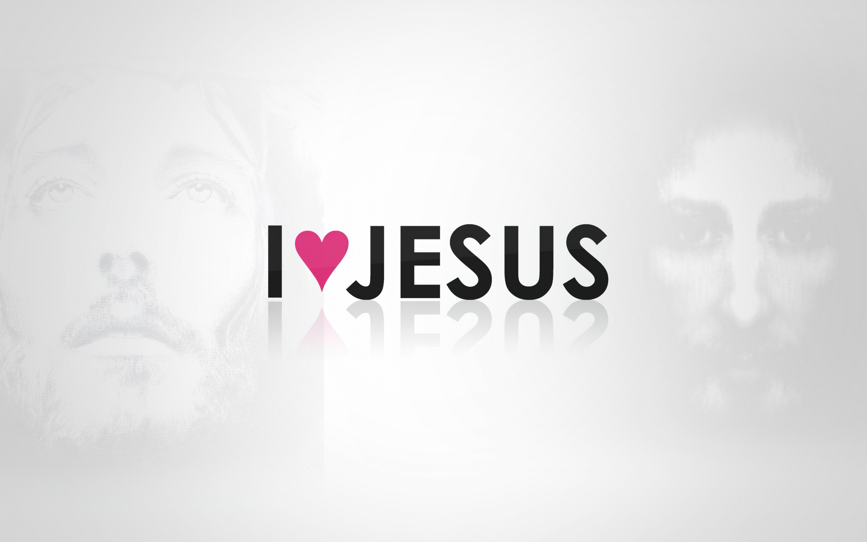 Wallpaper 4K, Jesus, White background
