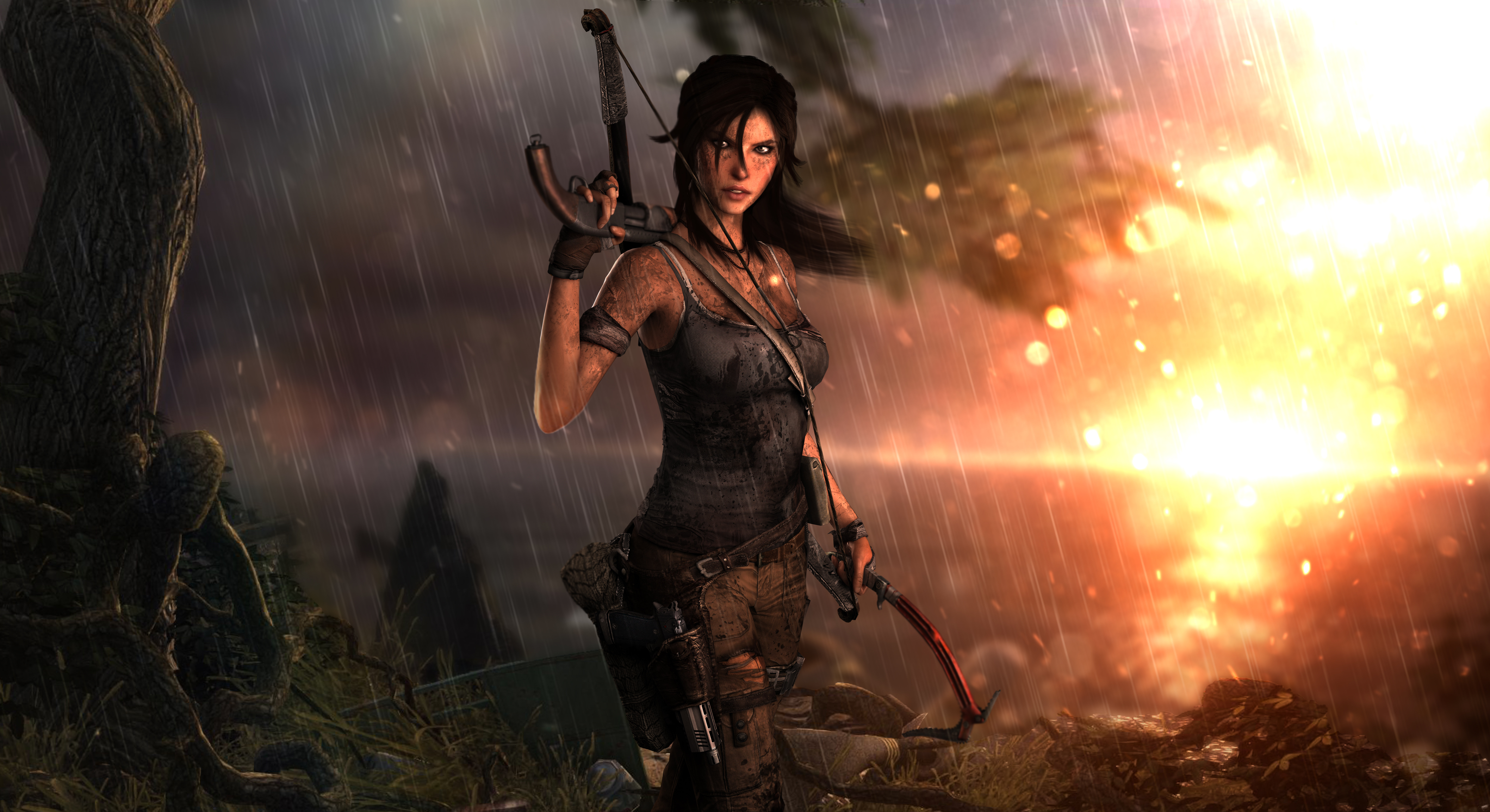 Tomb Raider Lara Croft 10k Wallpaper, HD
