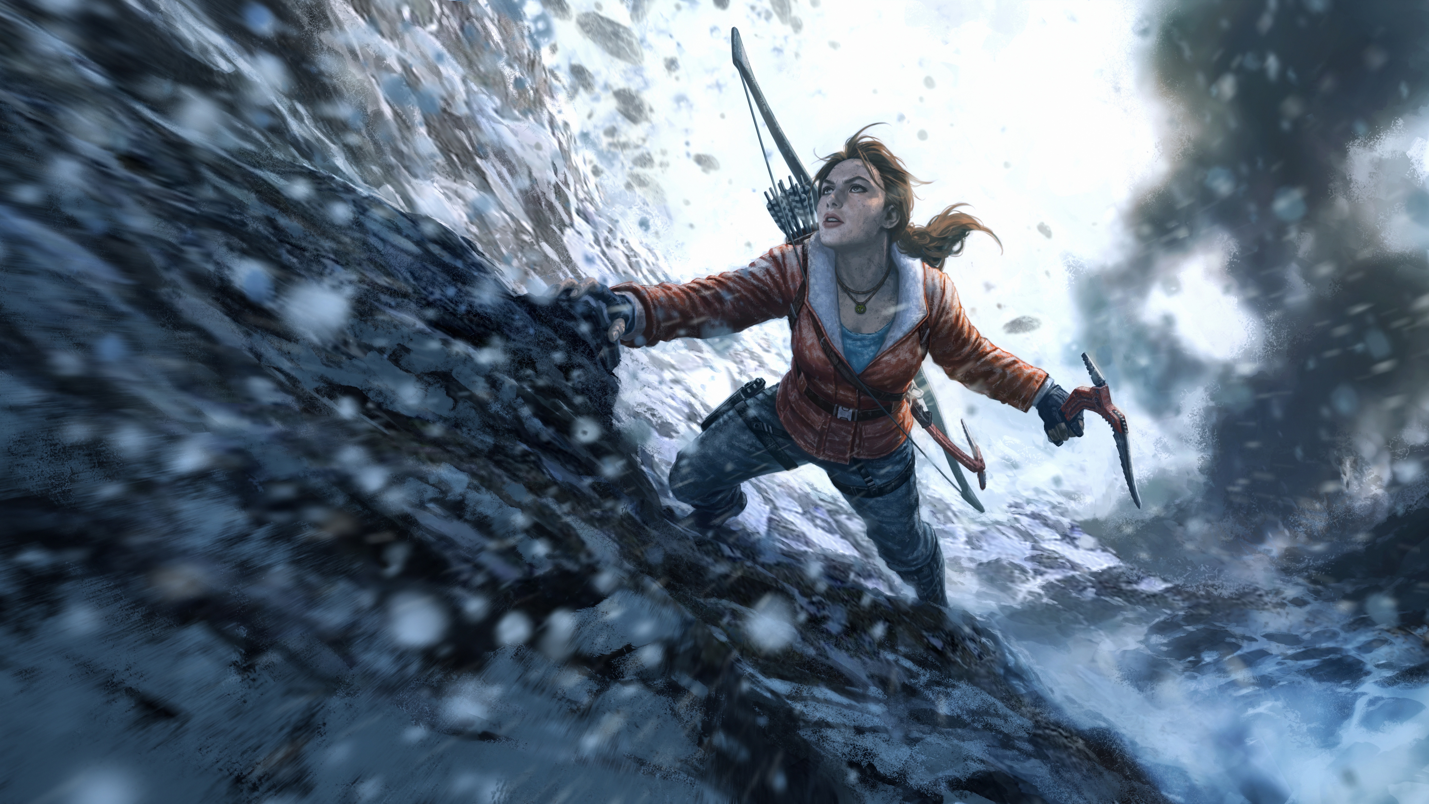 Rise of the Tomb Raider Wallpaper 4K, Lara Croft, 5K, 8K