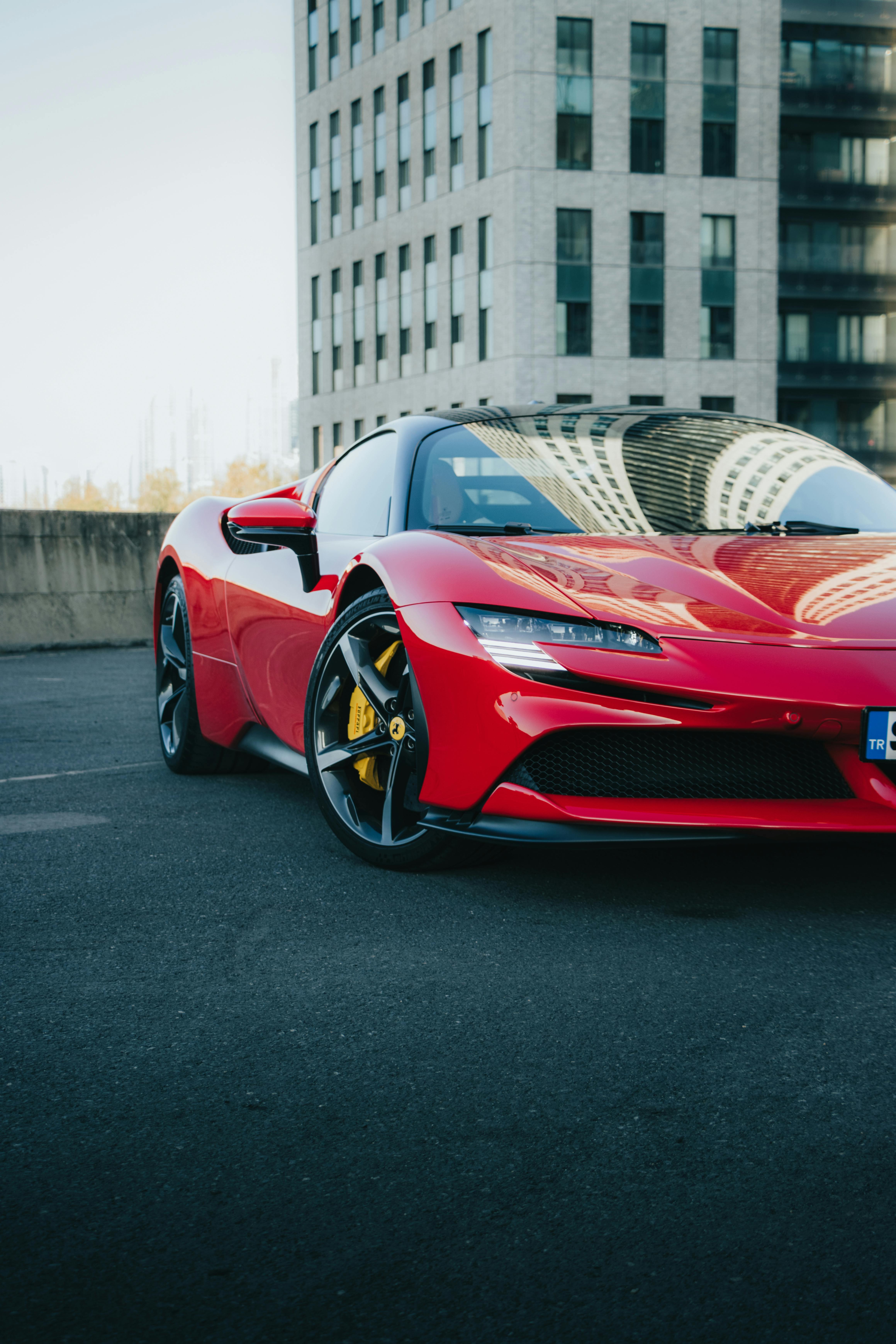 Black Ferrari Car · Free