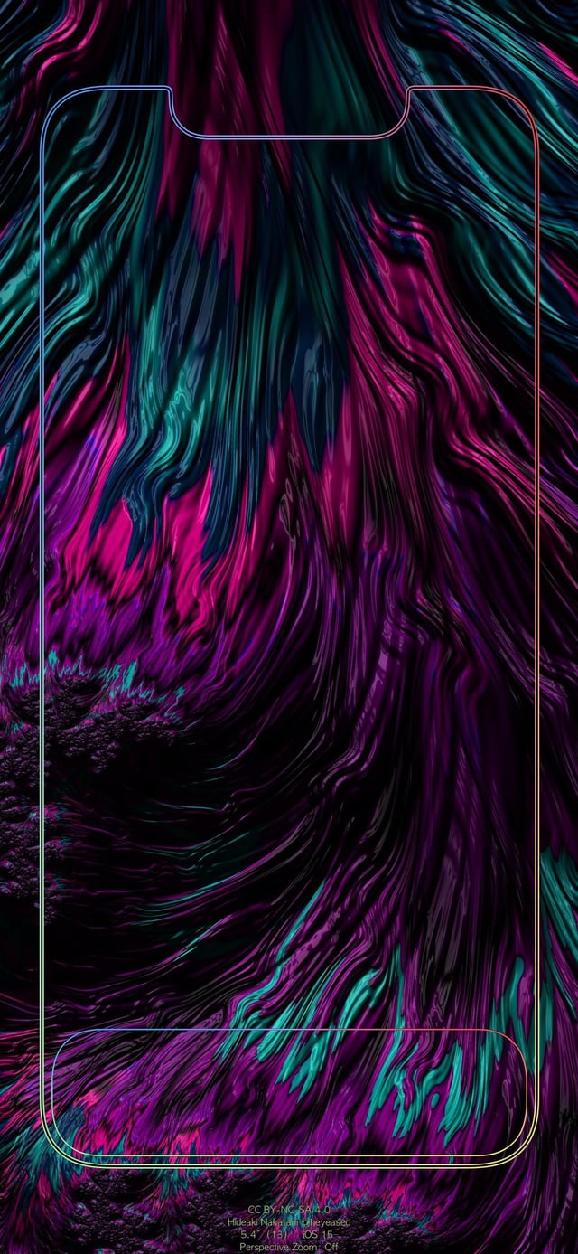 Custom rainbow border for the iPhone 13