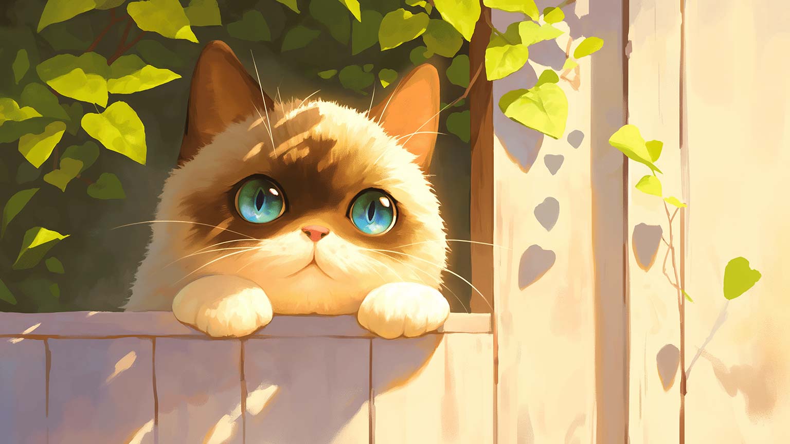 Cute Cat Wallpaper 4K