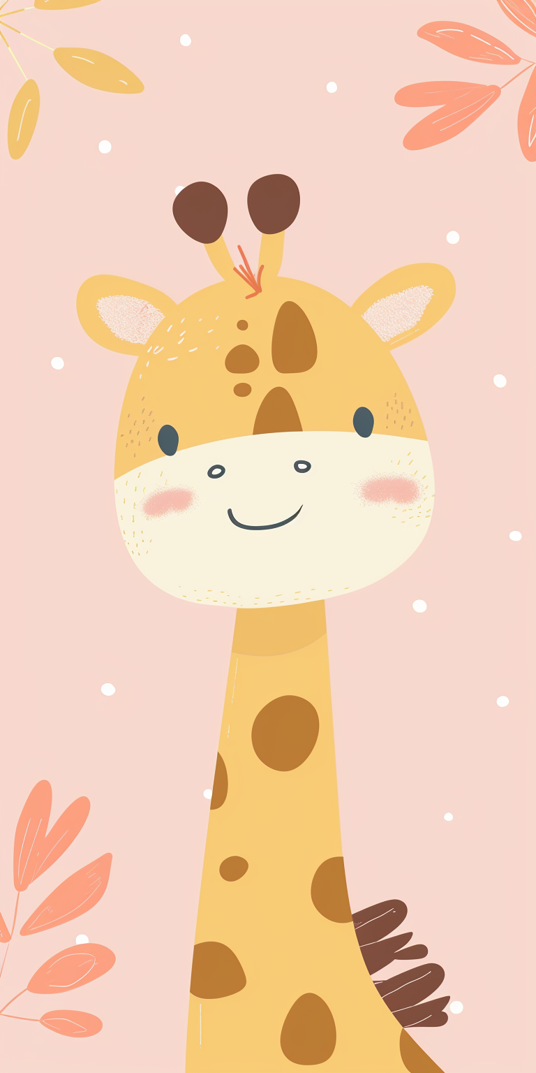 Adorable Giraffe Wallpaper for Your