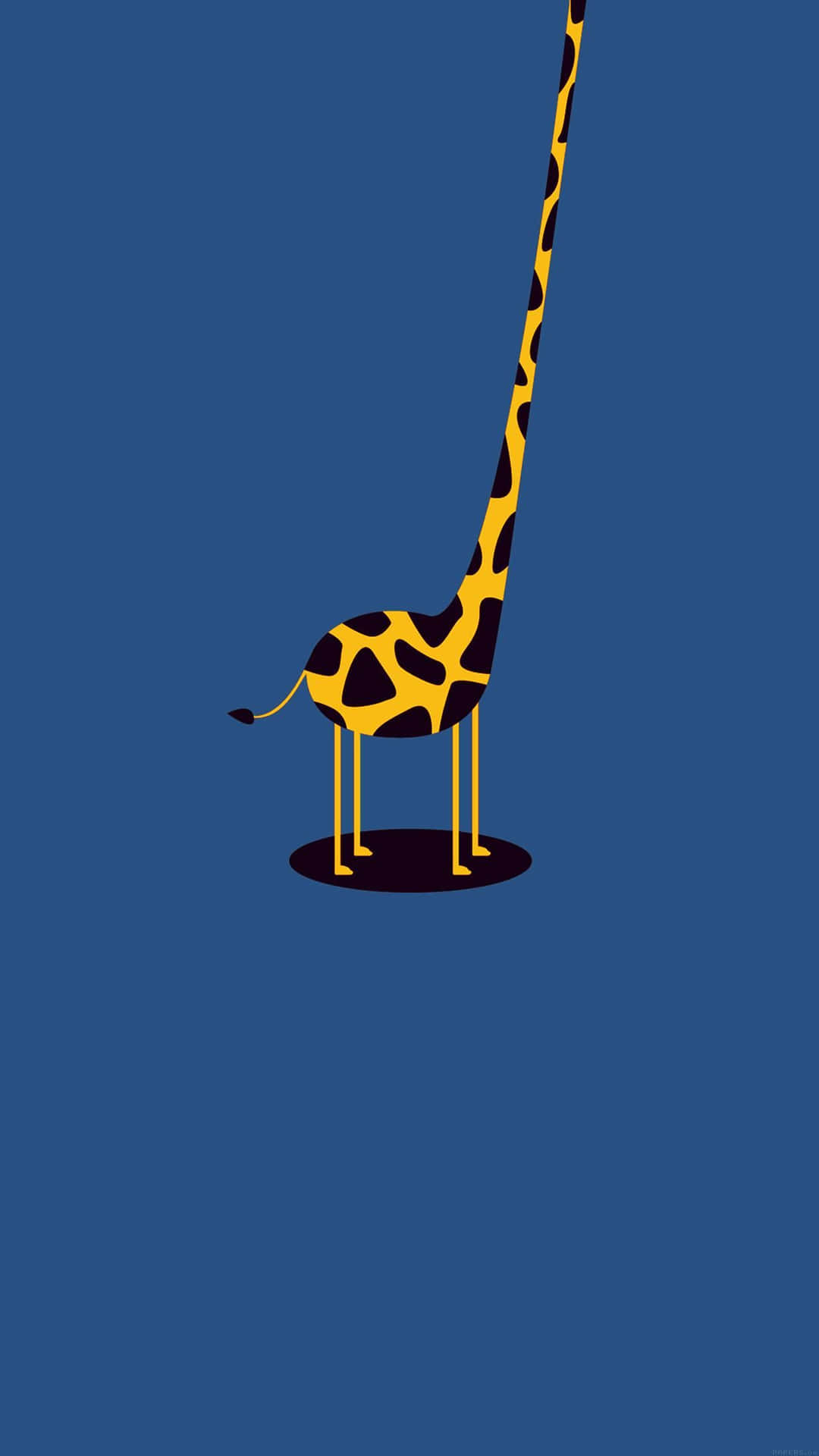 iPhone Simple Cute Giraffe Wallpaper