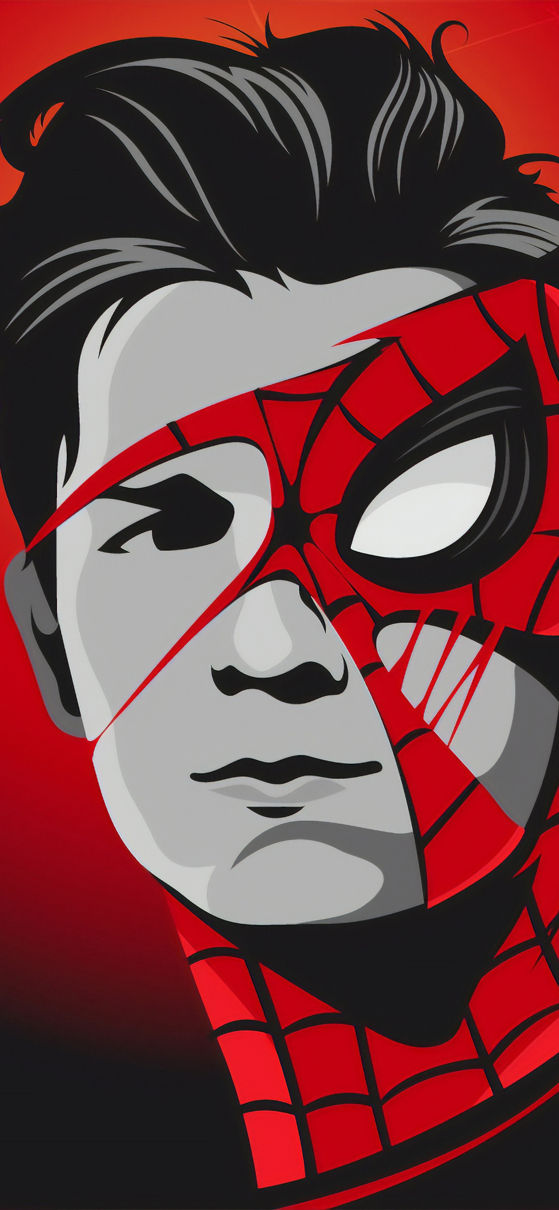 Tom Holland Mask 4k iPhone XS