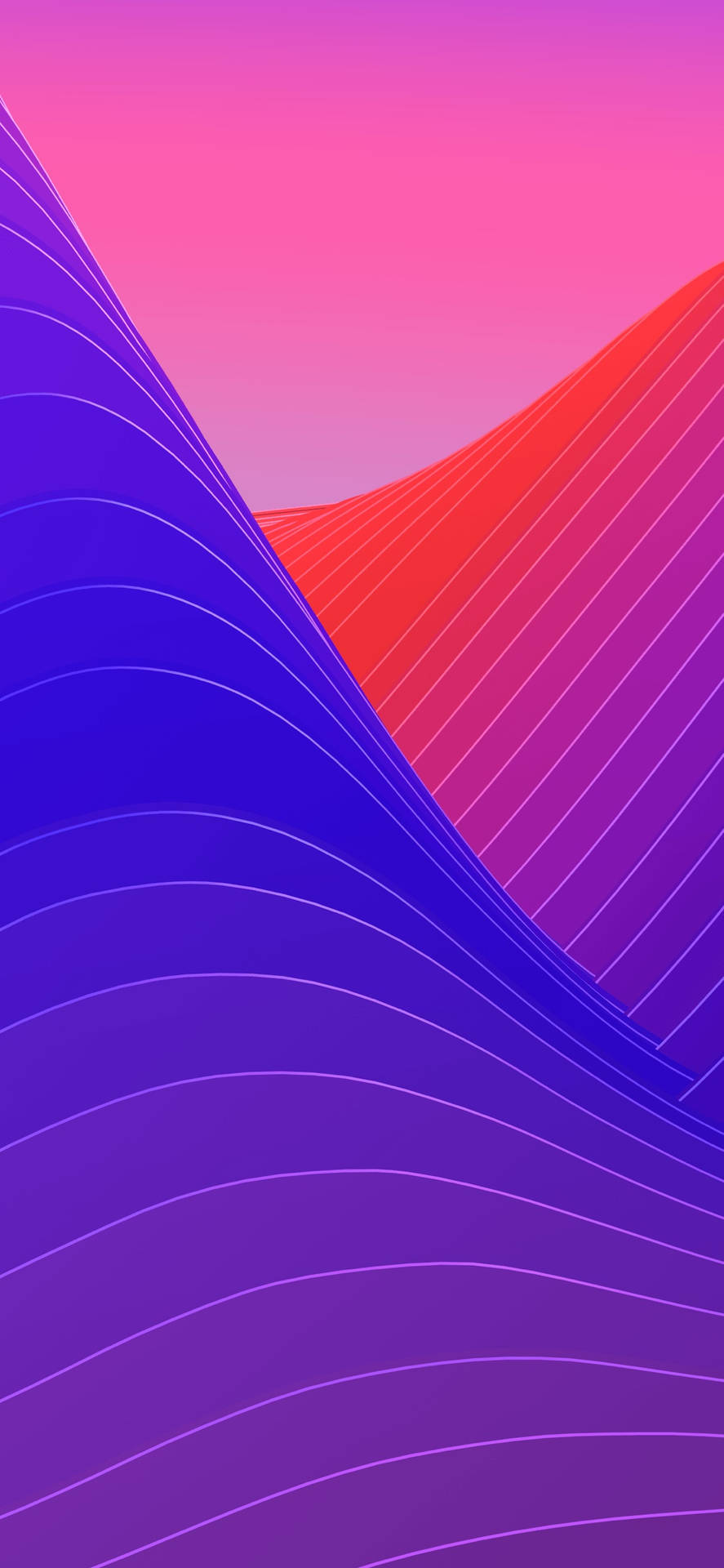 Abstract Waves Wallpaper
