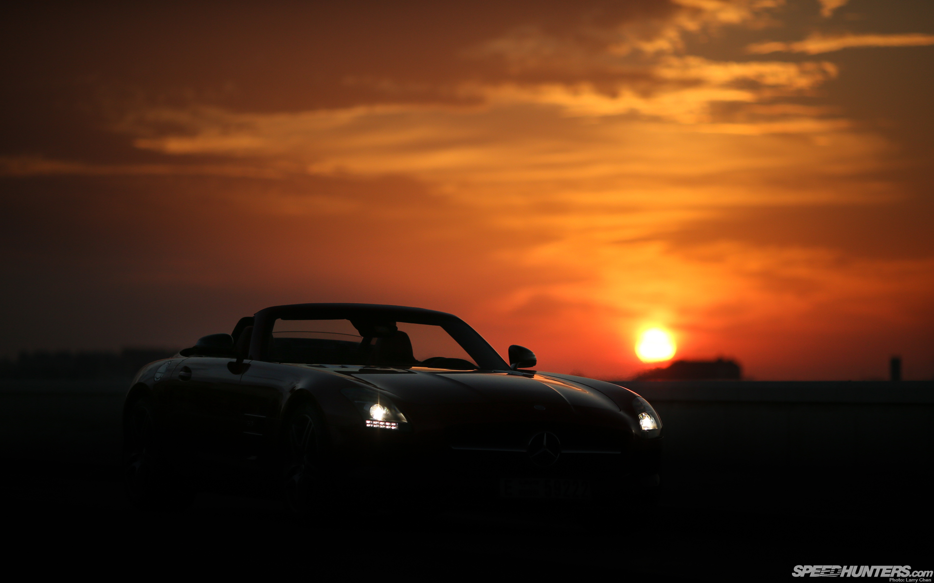 Vehicle Mercedes Benz SLS AMG HD Wallpaper