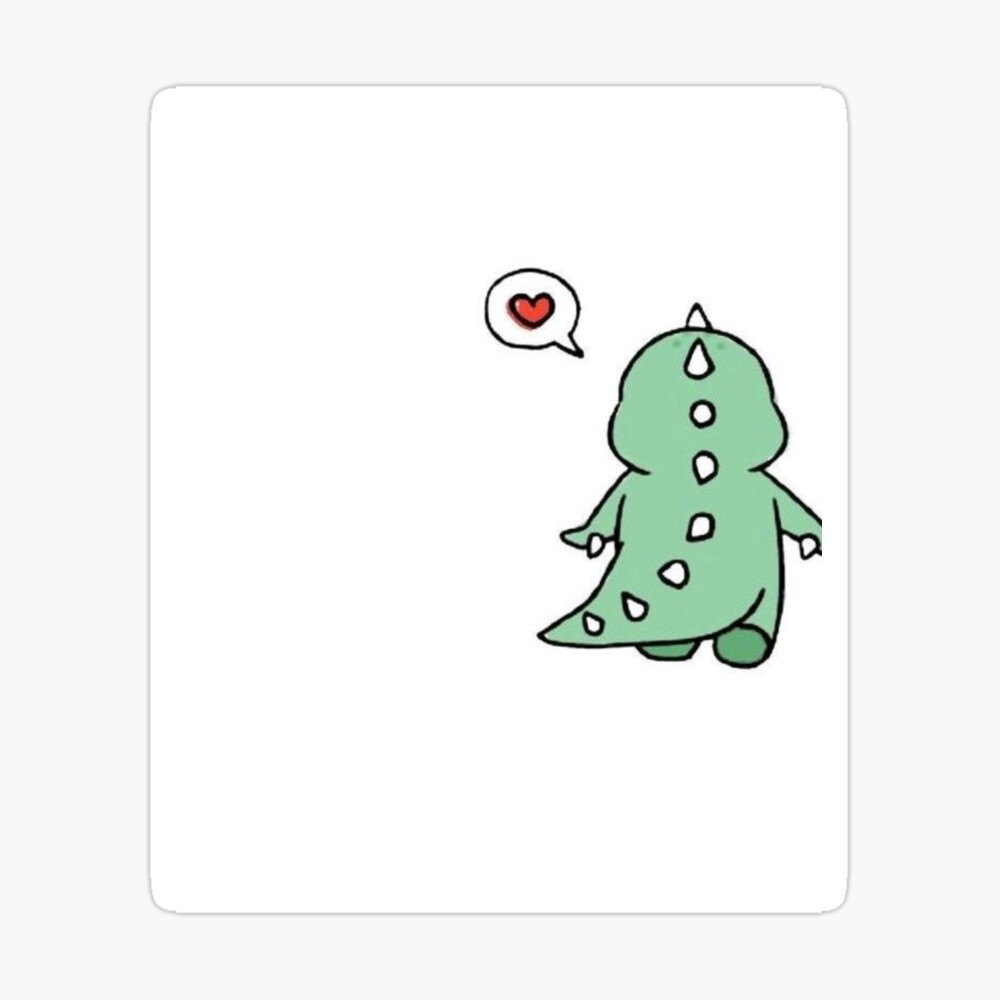 Dino Couple Art Board Print