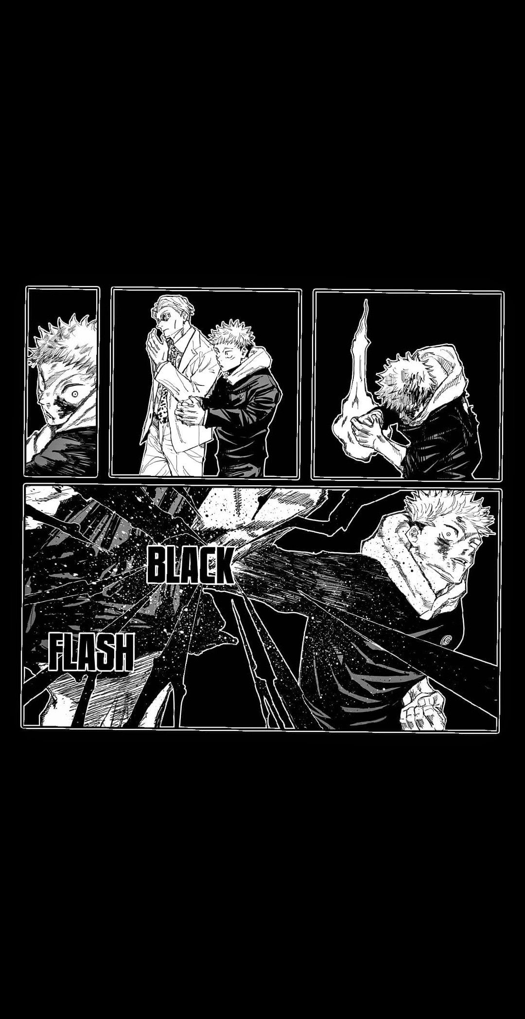 Jujutsu kaisen itadori yuji black flash