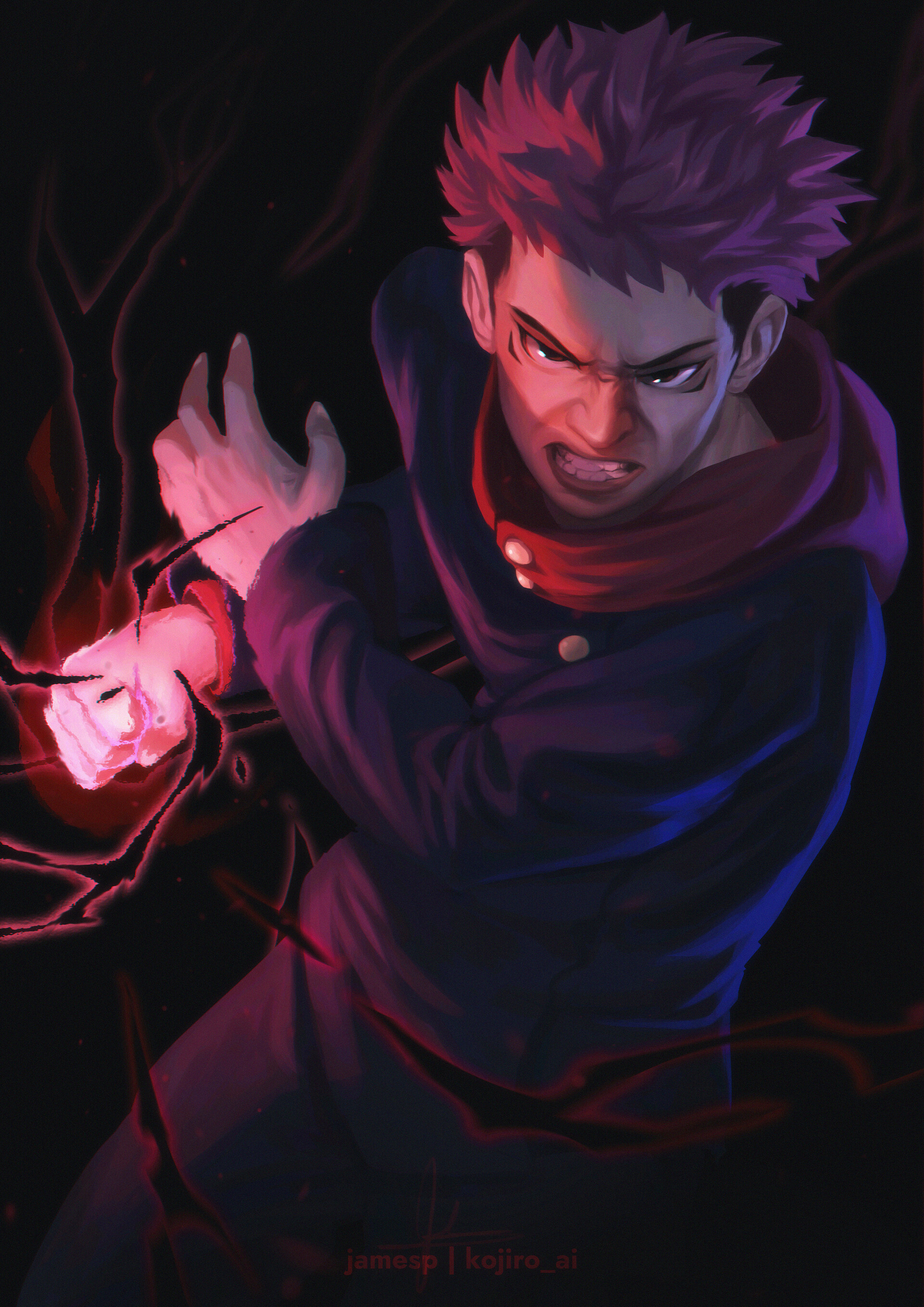 Black Flash Yuji Itadori