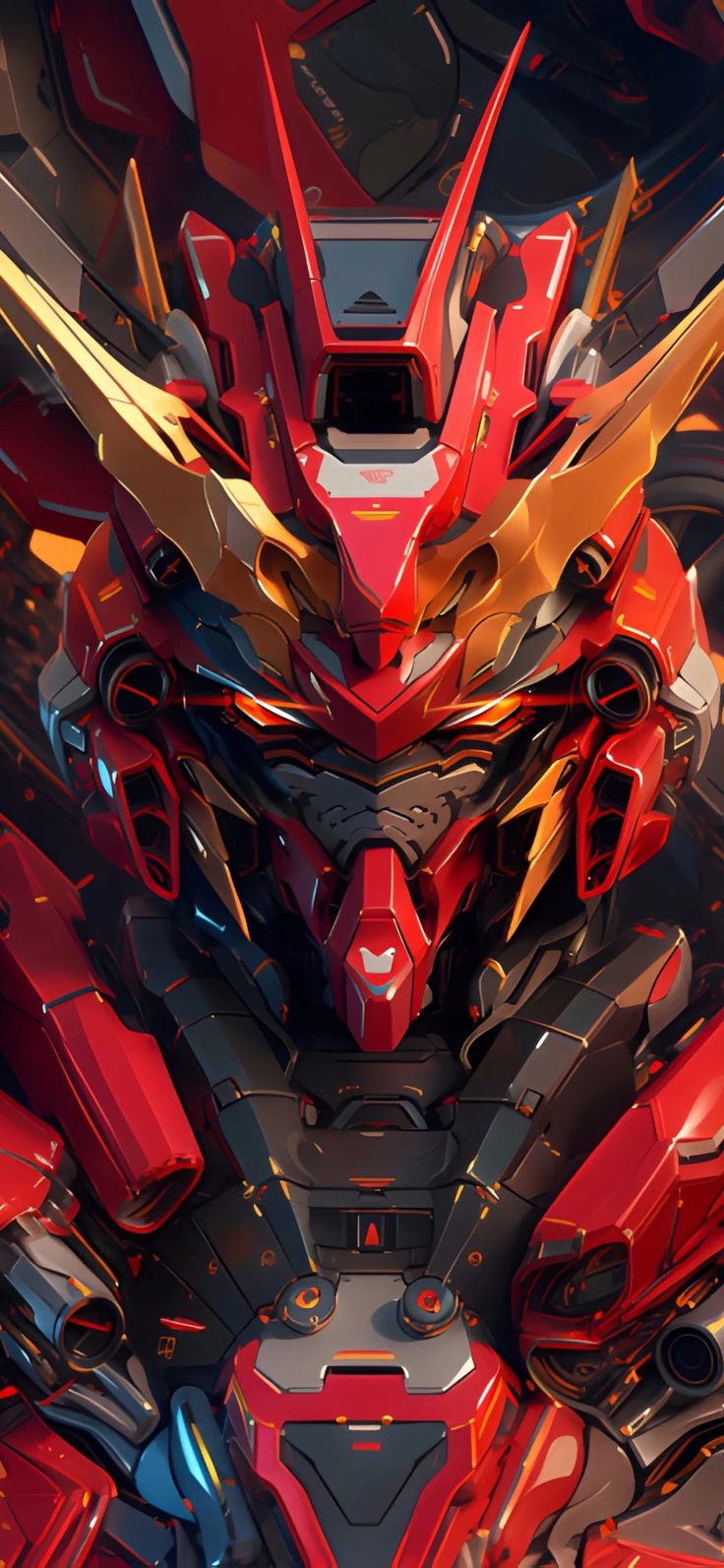 Mecha mobile phone wallpaper
