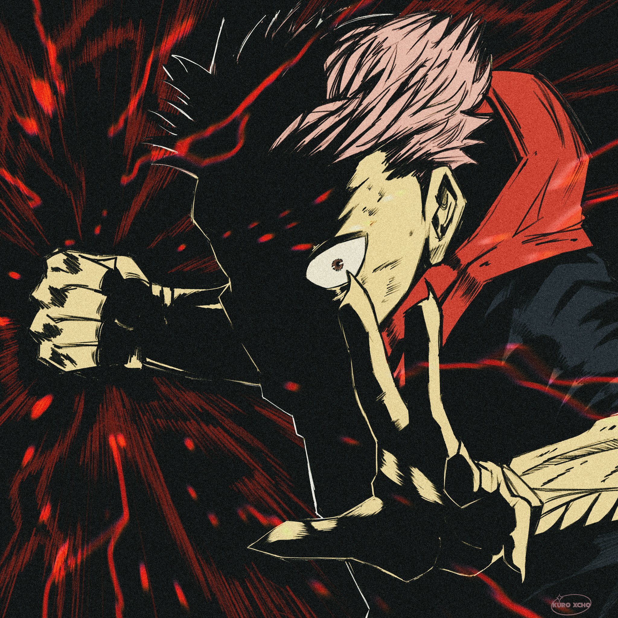 Yuji black flash repost #jjk257leaks