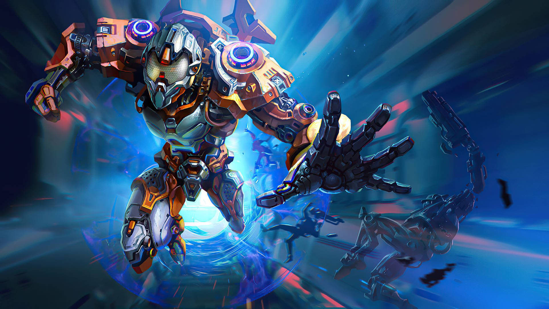 Download Robot Graphic Art Wallpaper