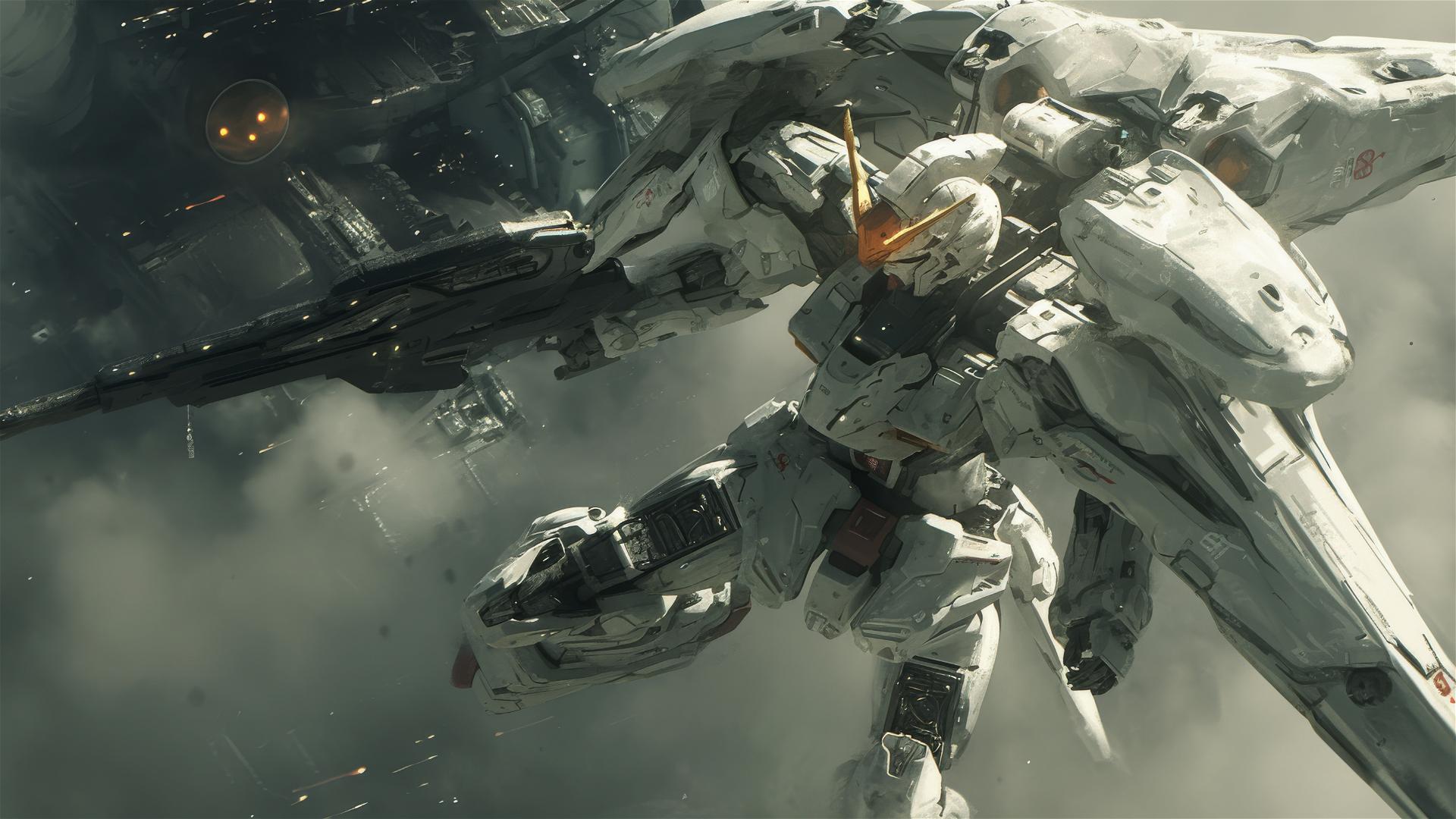 4K HD Wallpaper: mecha anime action