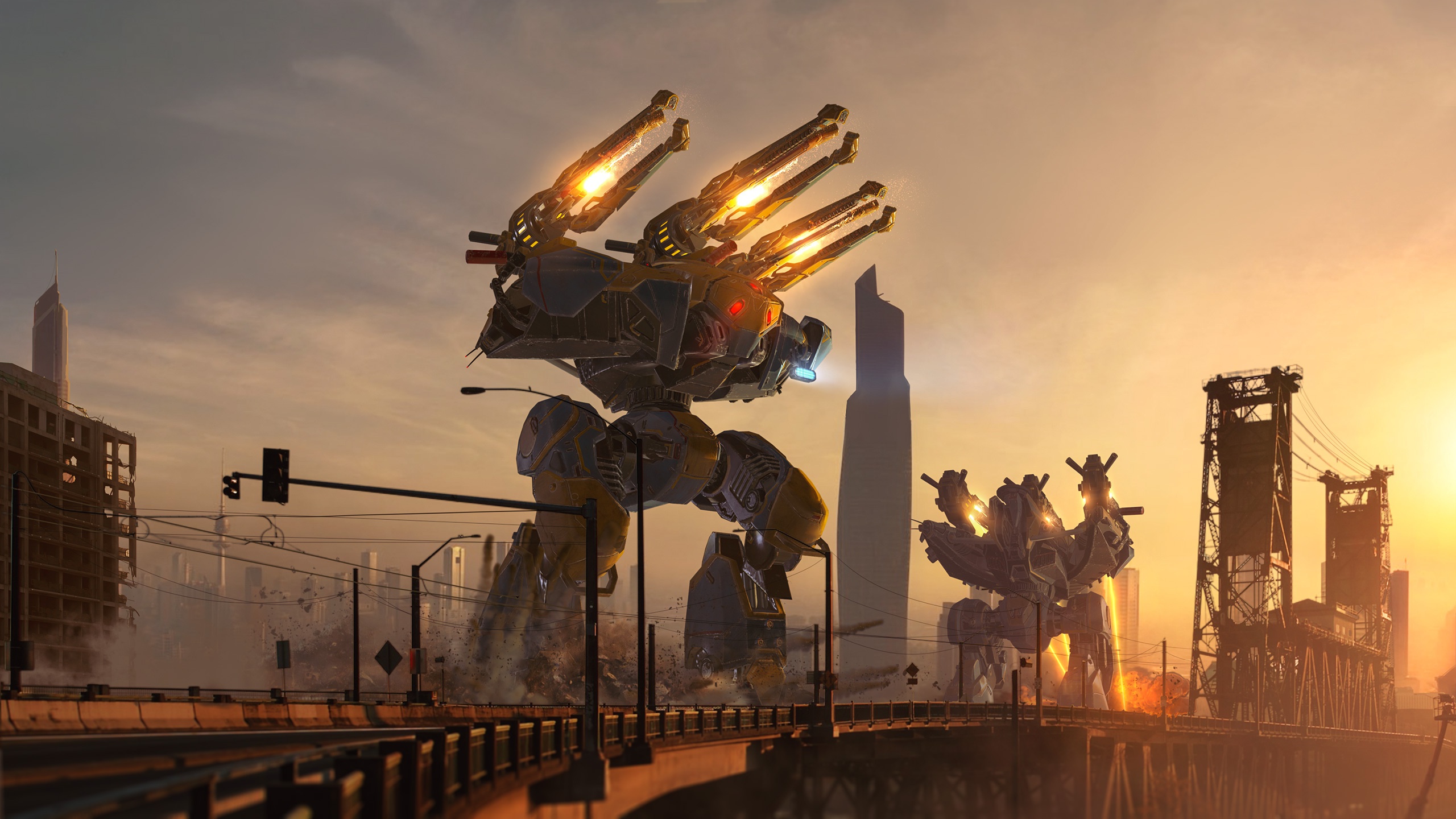 Robot Mecha Sci Fi Mech HD Wallpaper