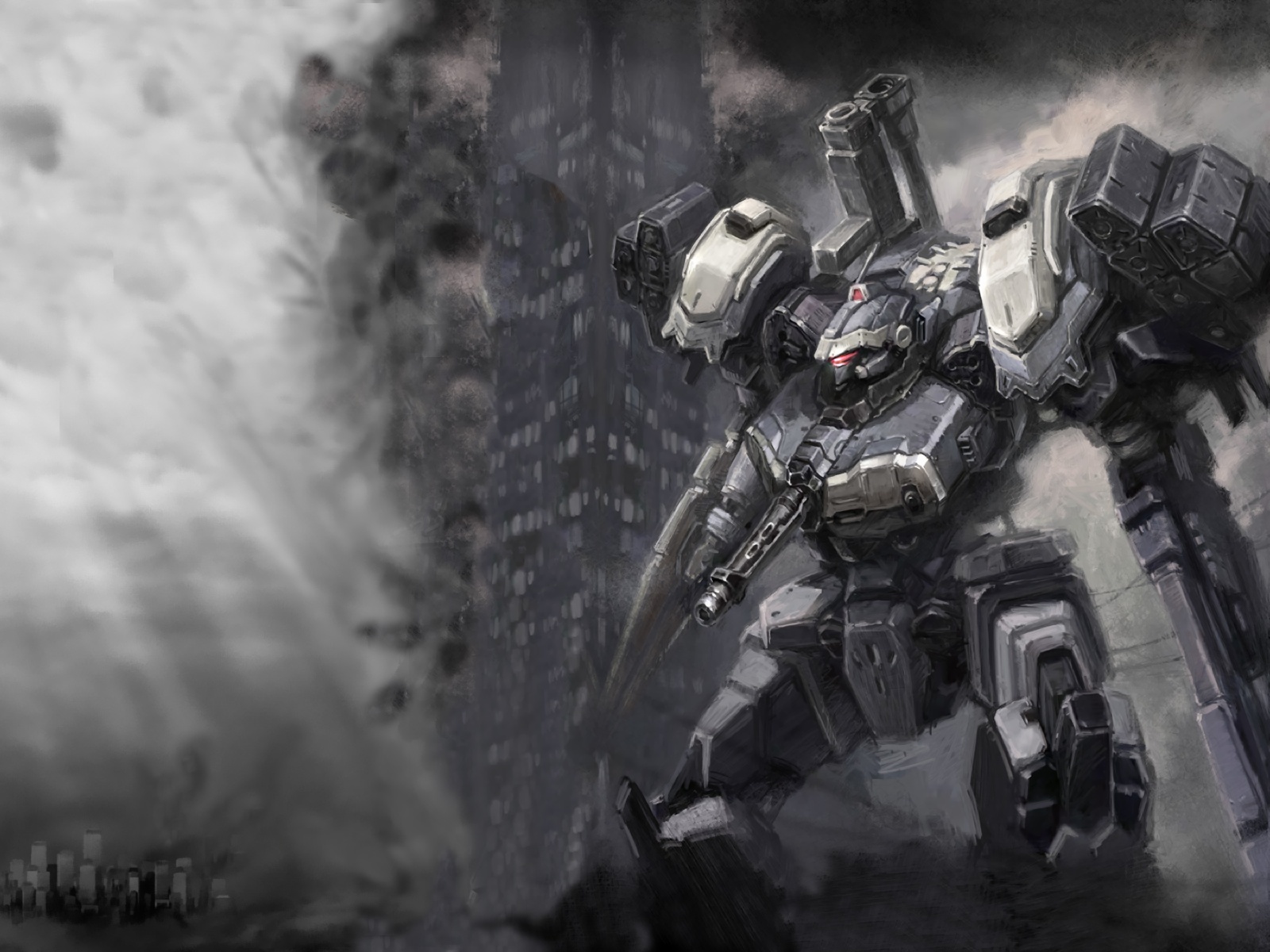 Wallpaper robot, mecha, armored core