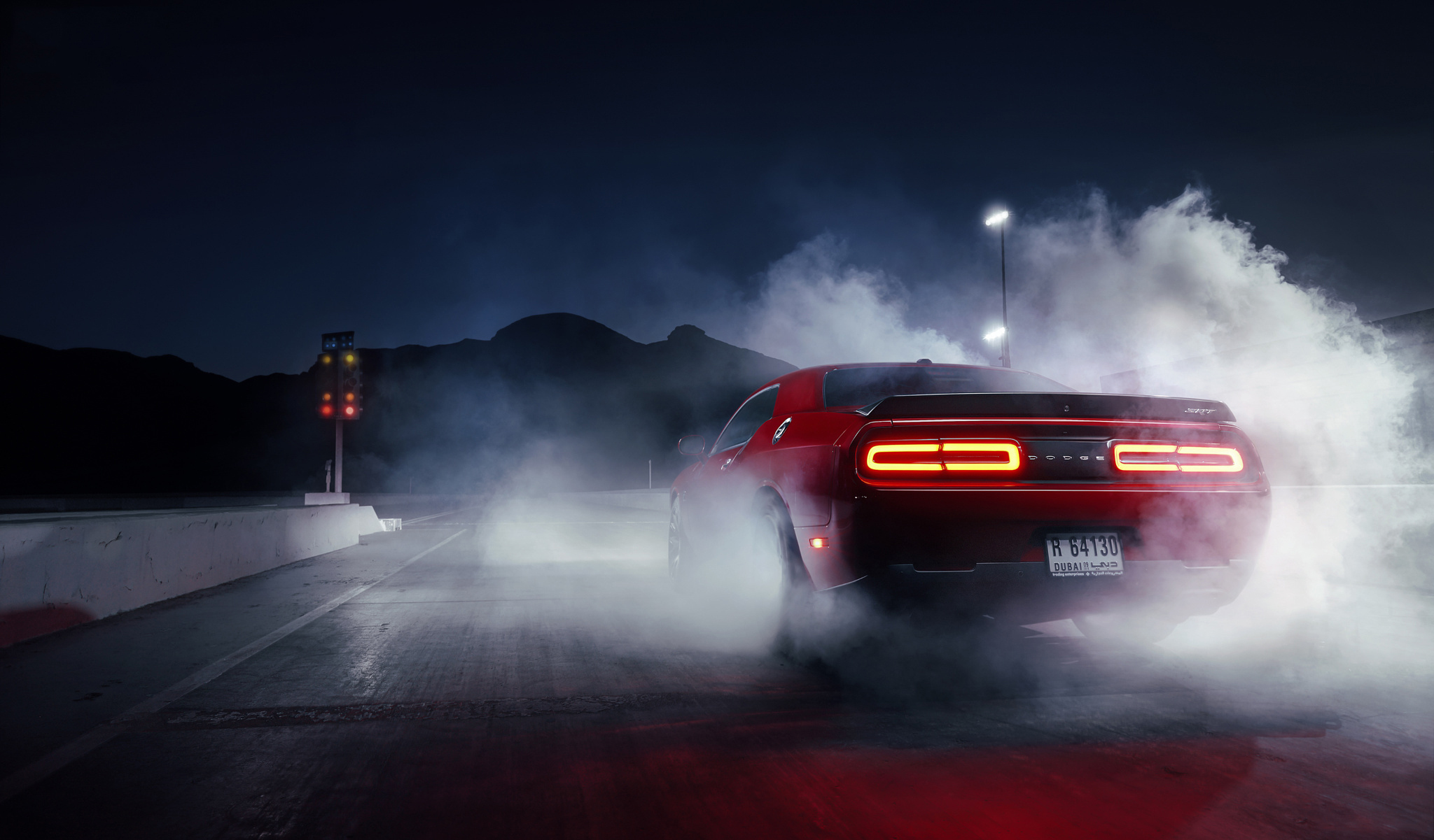 Wallpaper Car, Muscle, Red, Challenger
