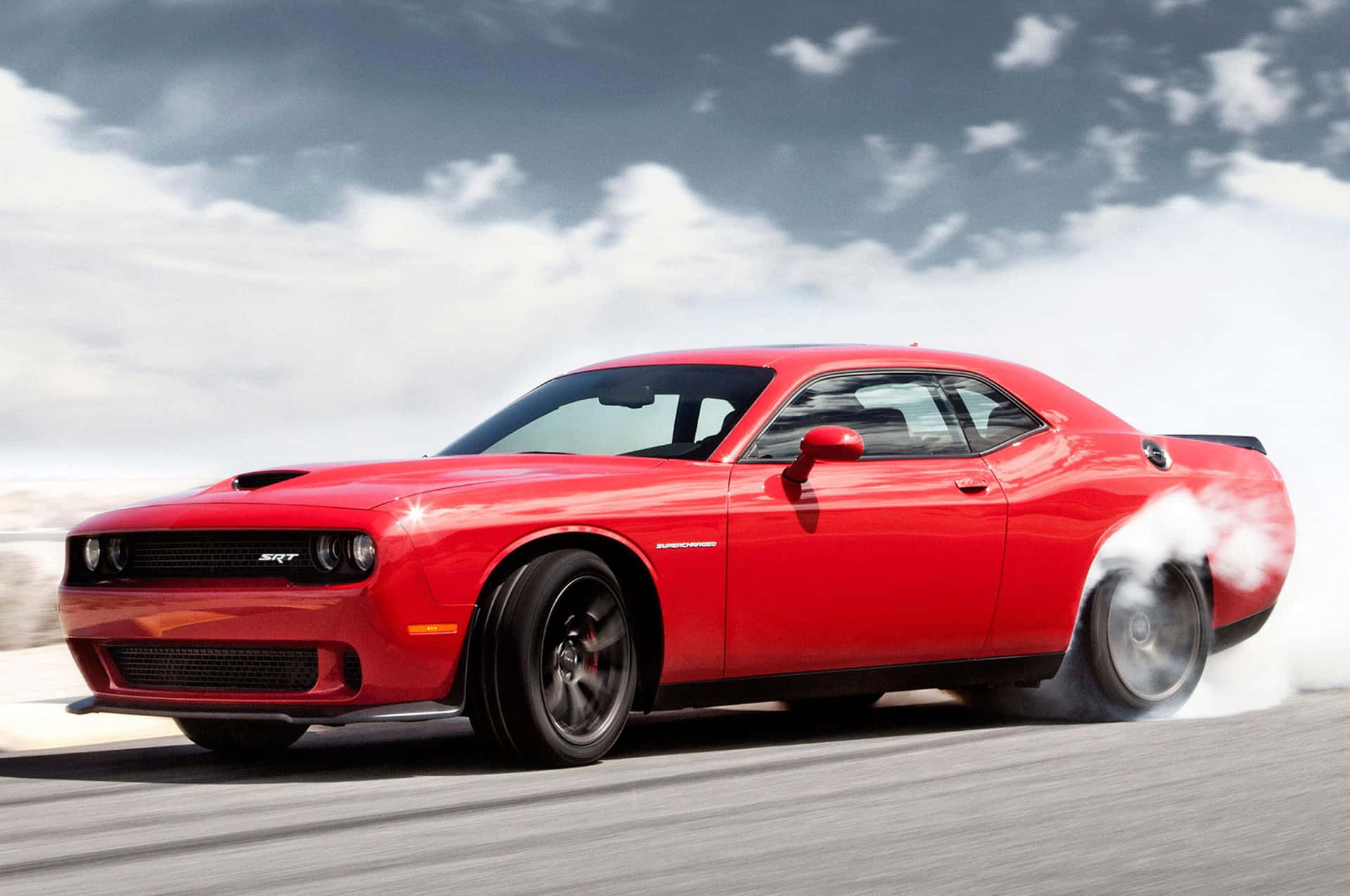 Download Red Dodge Challenger S R T