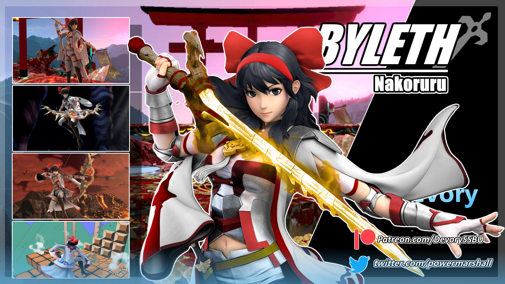 Nakoruru Byleth Super Smash Bros