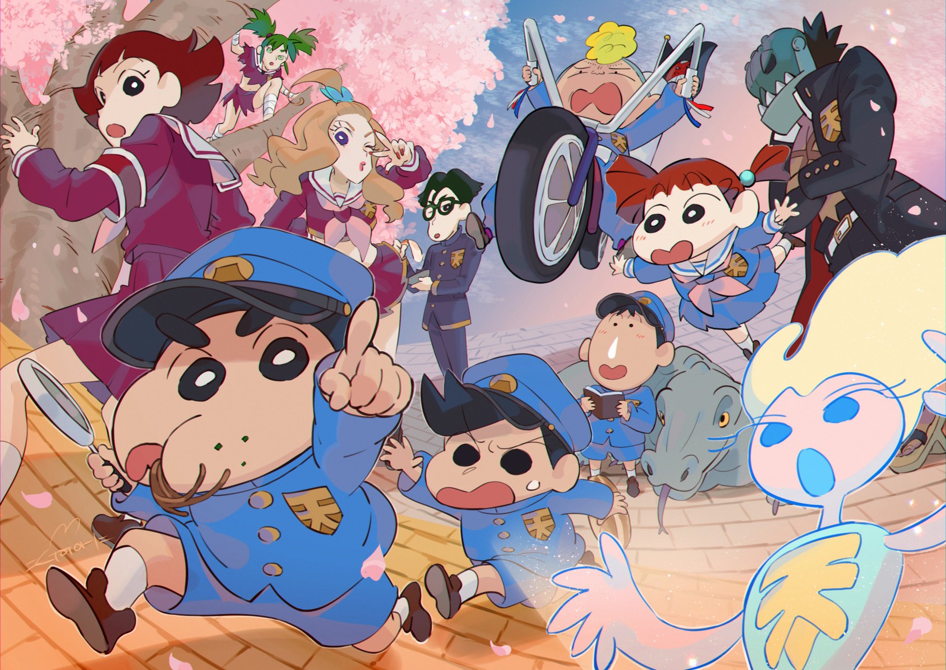 Anime Crayon Shin Chan HD Wallpaper