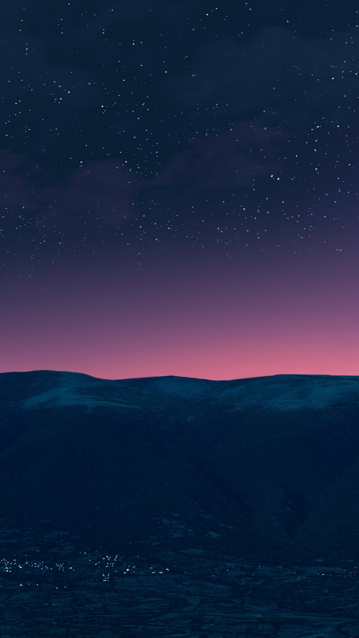 Silhouette Wallpaper 4K, Mountain