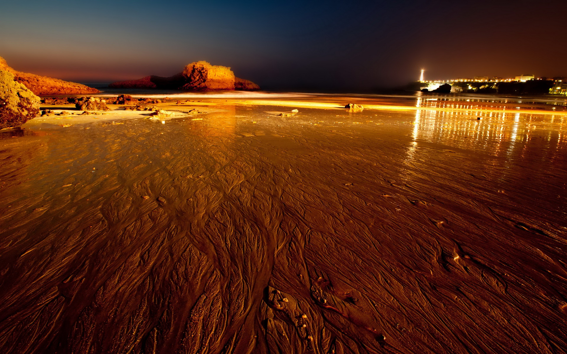 Download Sand Light Beach Night France