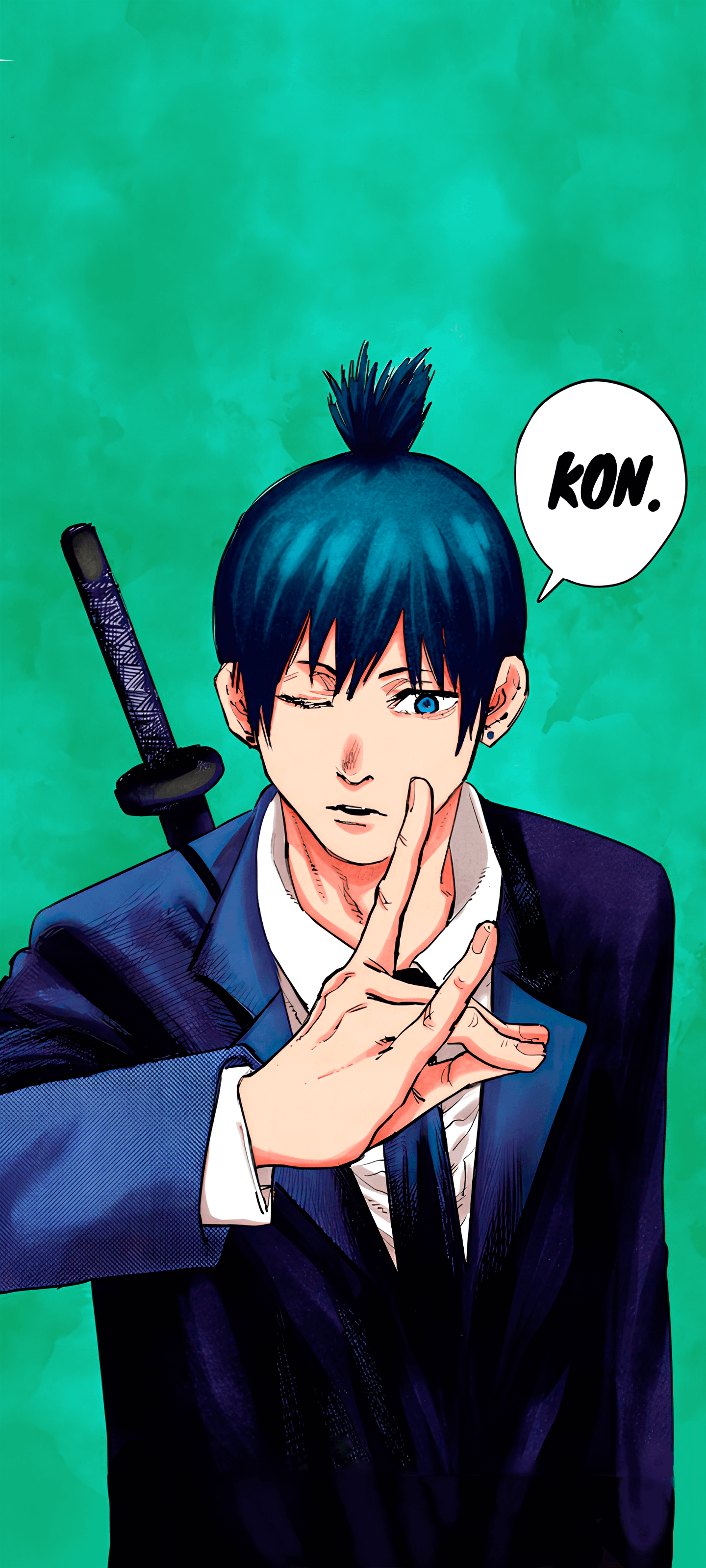 Chainsaw Man, Aki wallpaper 1440x3200