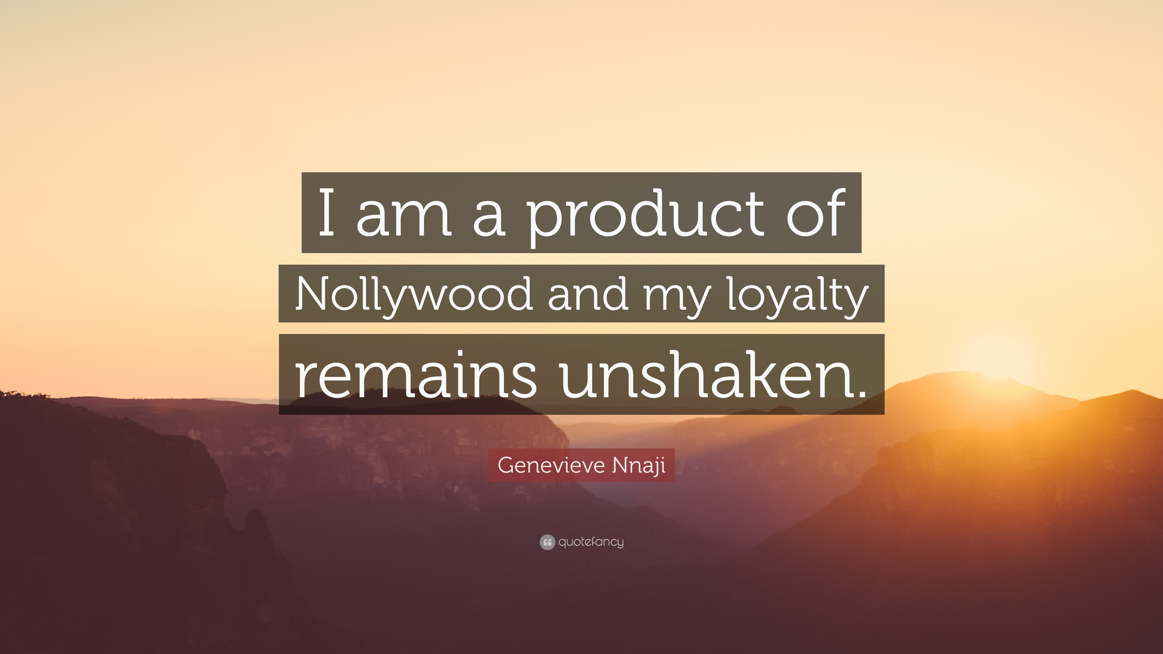 Genevieve Nnaji Quote: “I am a product