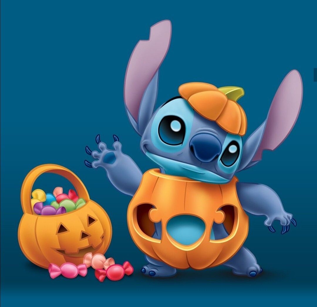 Cute Halloween stitch wallpaper ideas