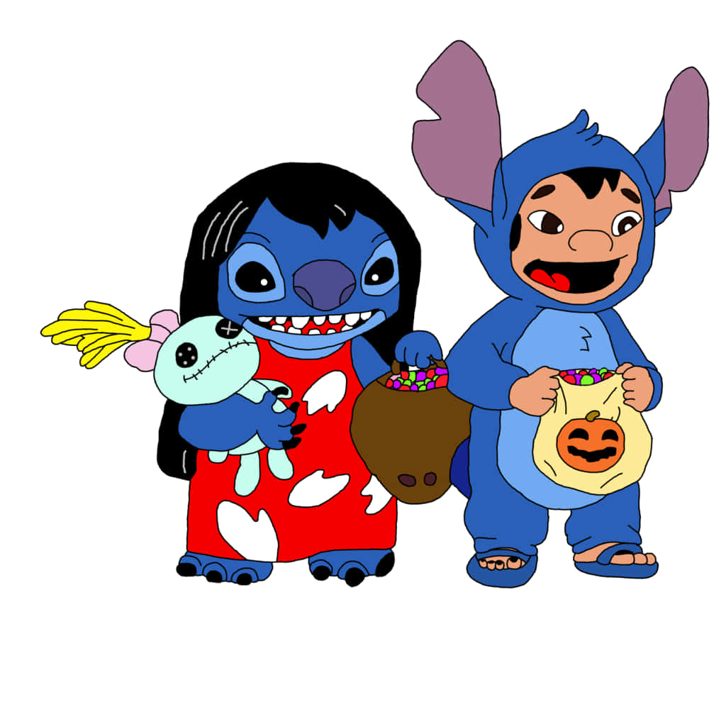 Stitch Halloween Cosplays Wallpaper