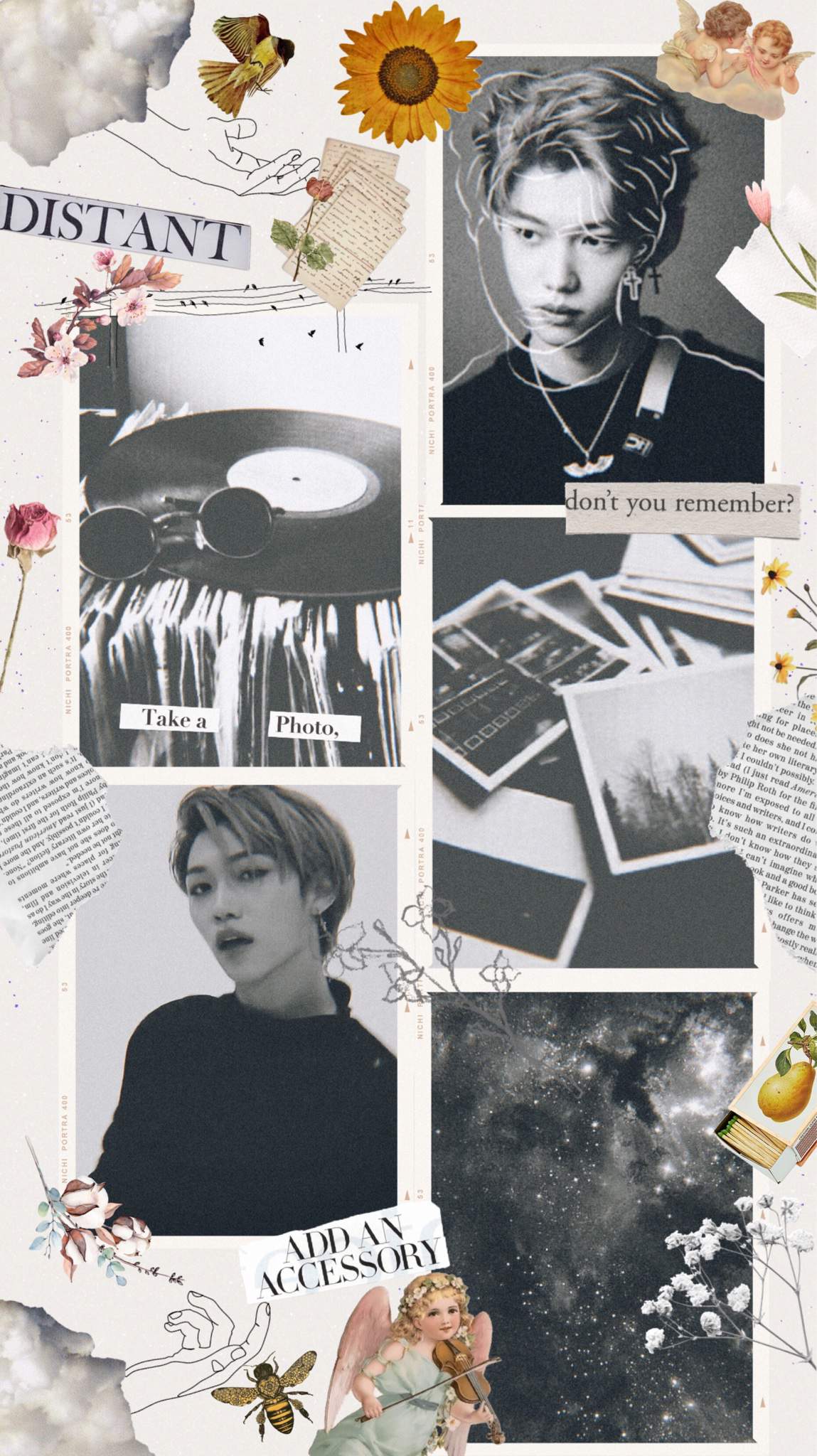 white Felix wallpaper ctto. Stray Kids