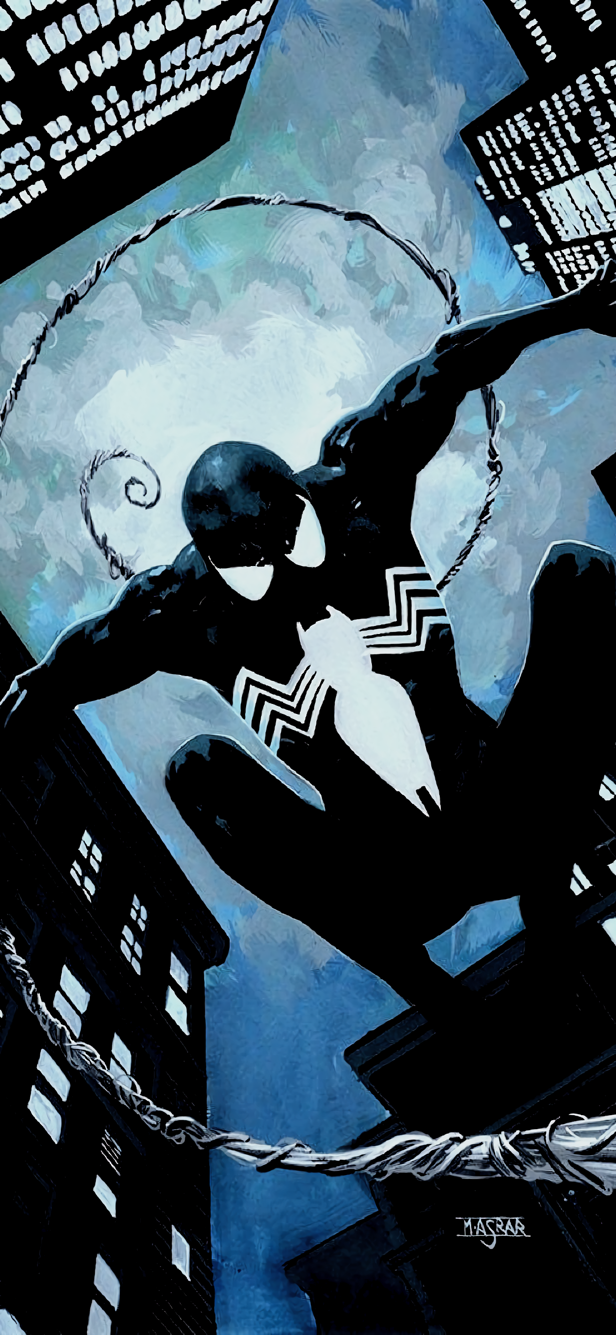 Black Suit Spider Man Wallpaper
