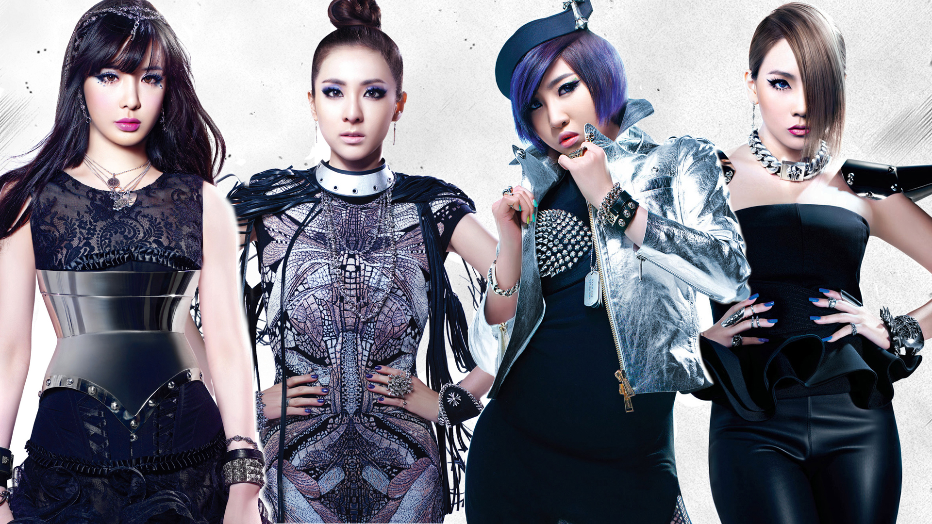 Wallpaper Music, Girls, Asian Girls, South Korea, 2NE1, K Pop, Minzy, Dara For Mobile And Desktop, Section девушки, Resolution 1920x1080