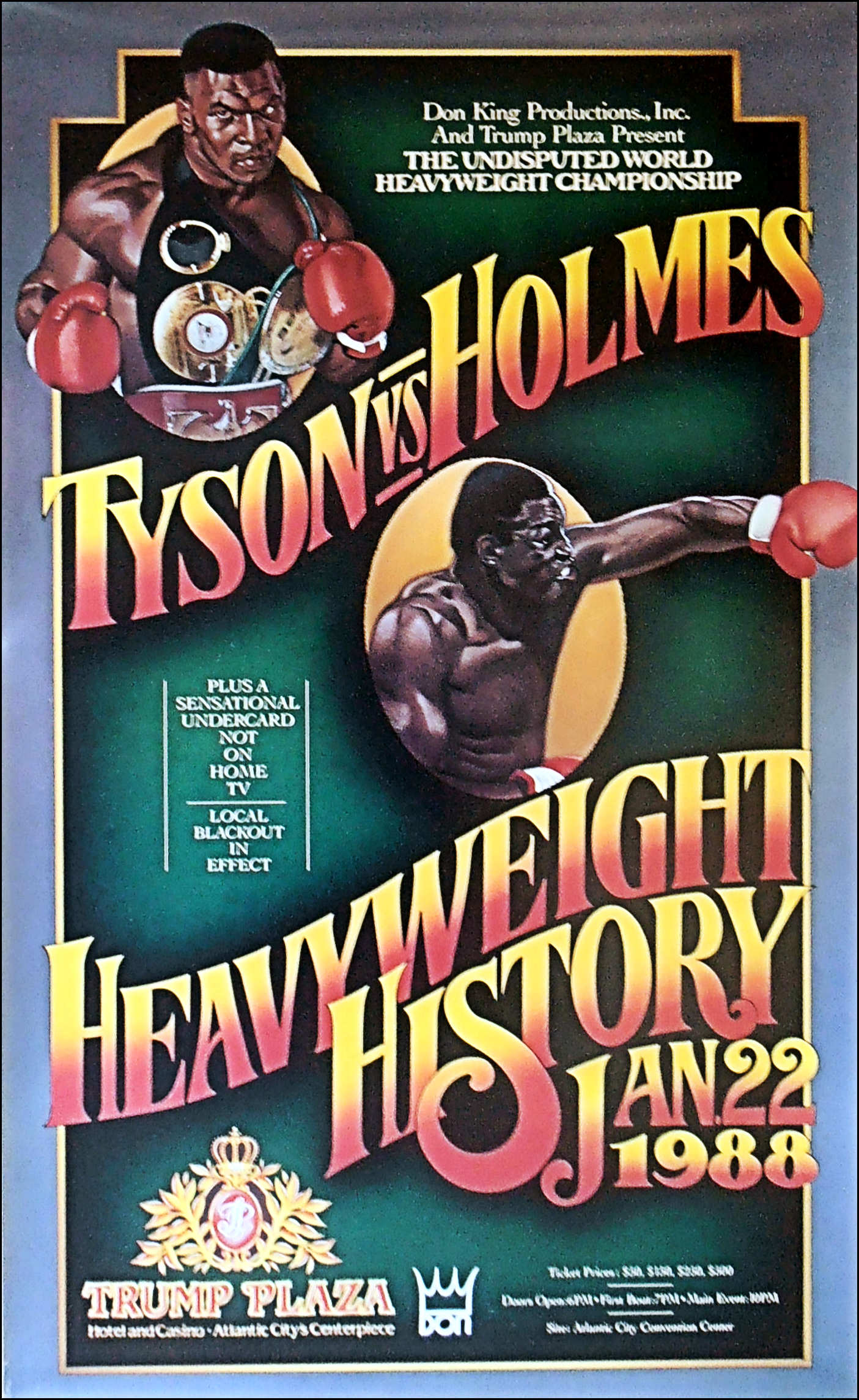 MIKE TYSON vs. LARRY HOLMES (Onsite)
